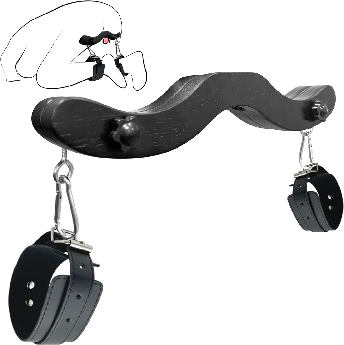 KneelVise CBT Testicle Crusher with Ankle Cuffs - Vixen | Nova Network