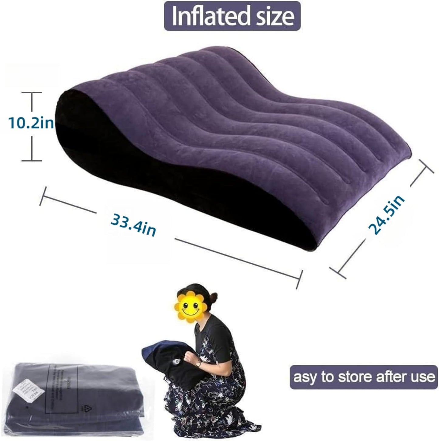 KnightPad S - Curve Inflatable Sex Cushion - Vixen | Nova Network