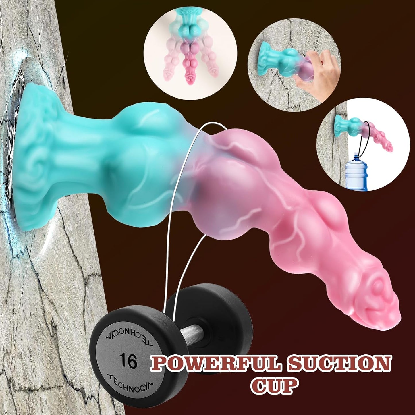 KnotBeast 10.6" Extreme Fantasy Dildo - Vixen | Nova Network