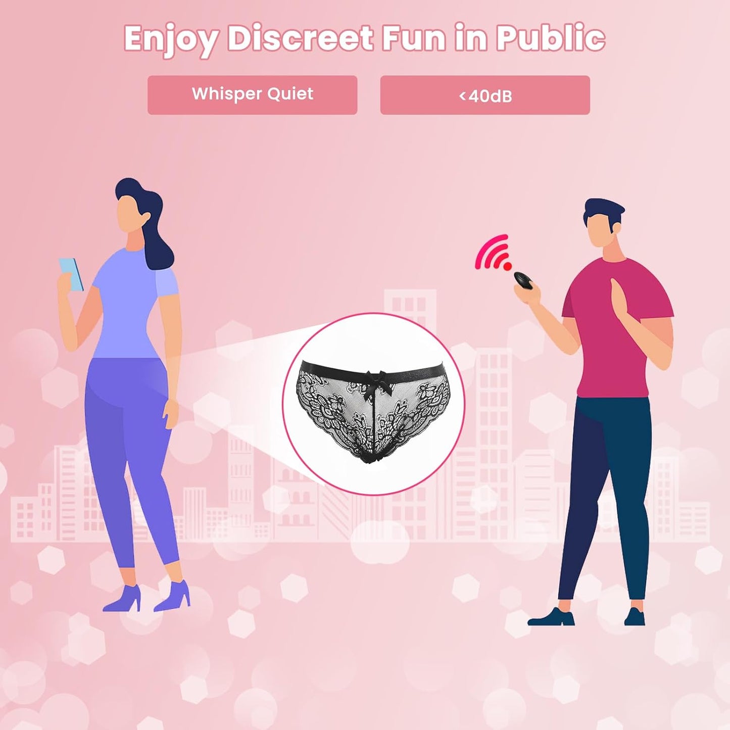 LaceLure Crotchless Panty Vibrator - Vixen | Nova Network