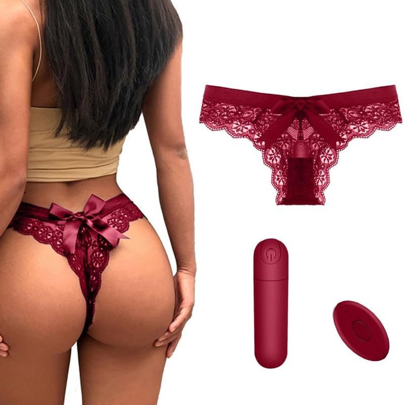 LaceTease Remote Control Lace Panty Vibrator - Vixen | Nova Network
