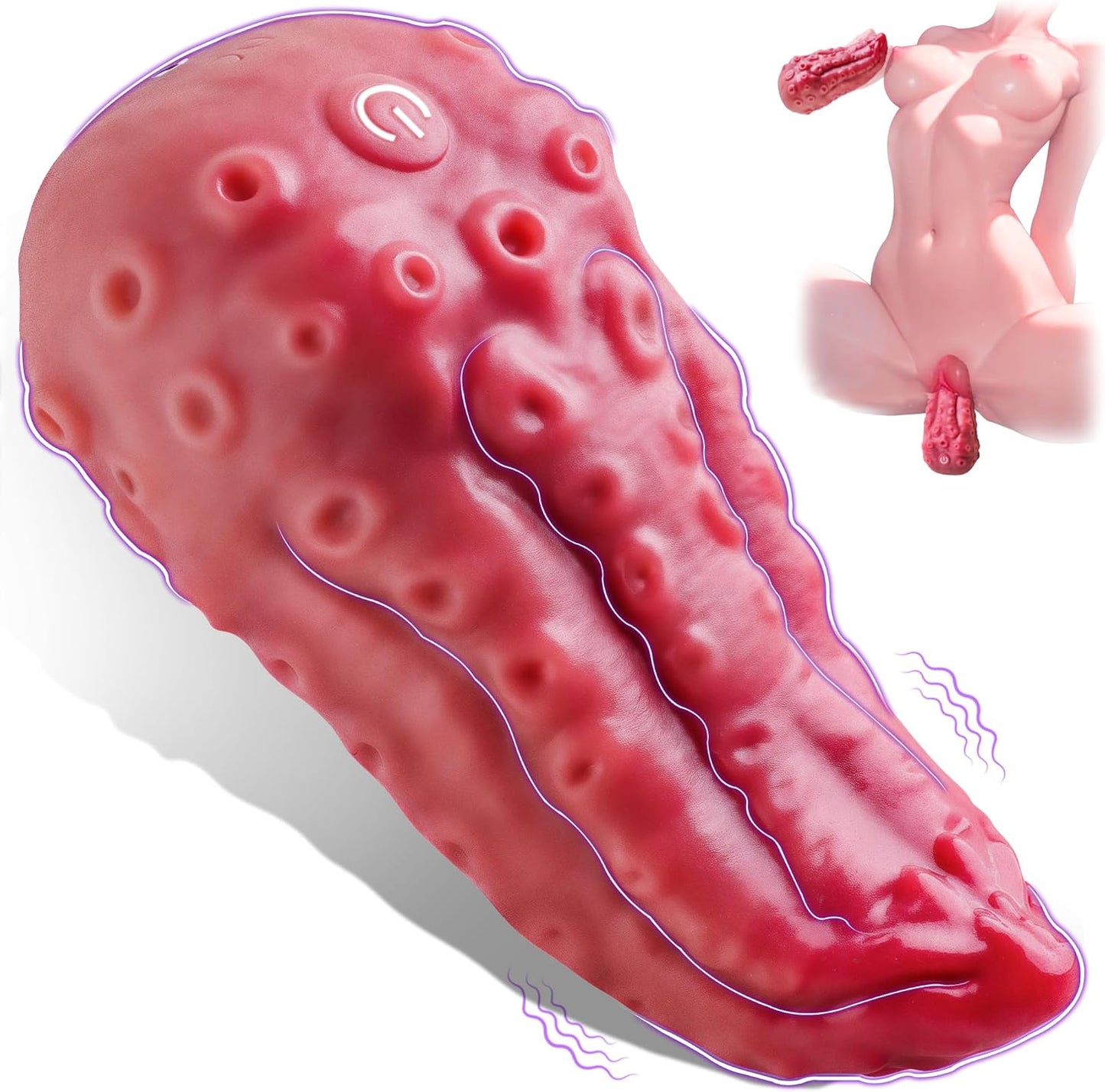 LavaLick Octo Tongue Rose Vibrator - Vixen | Nova Network