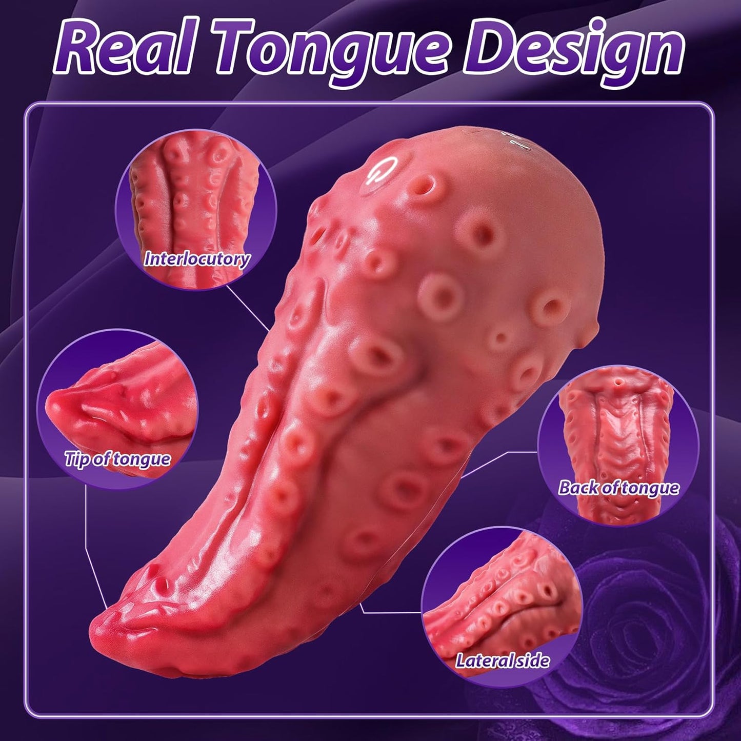 LavaLick Octo Tongue Rose Vibrator - Vixen | Nova Network