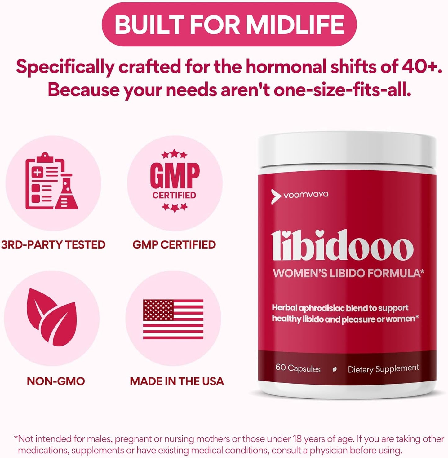 Libido Booster for Women Over 40 – Natural Mood & Energy Support - Vixen | Nova Network