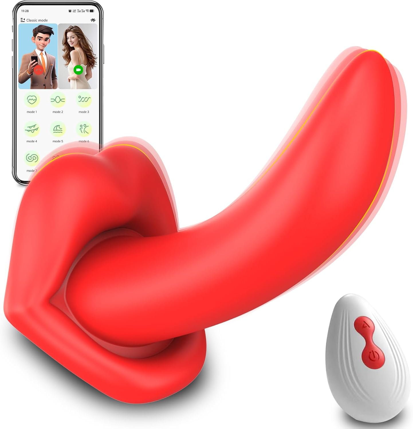 LickBloom Remote - Controlled G - Spot Tongue Vibrator - Vixen | Nova Network
