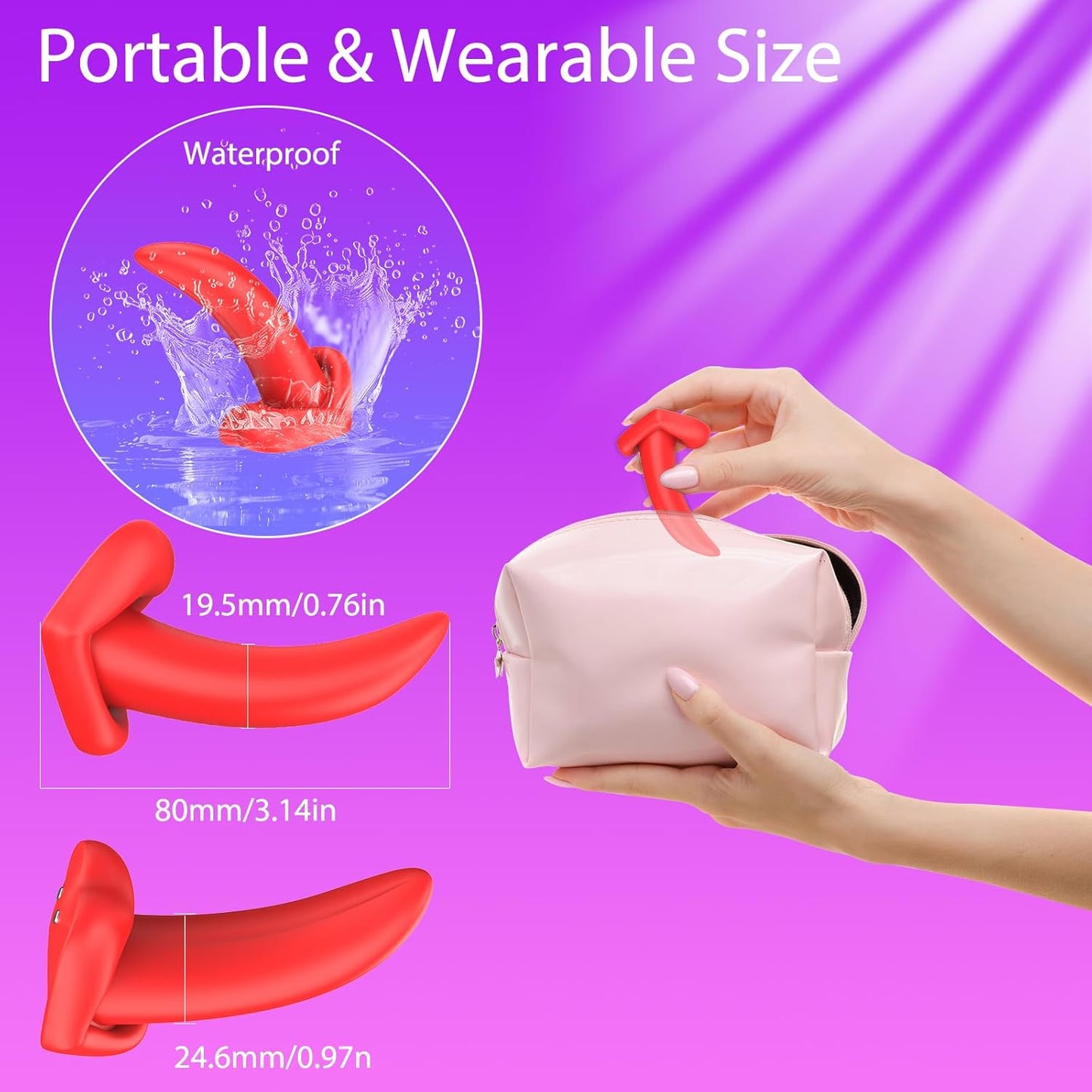 LickBloom Remote - Controlled G - Spot Tongue Vibrator - Vixen | Nova Network