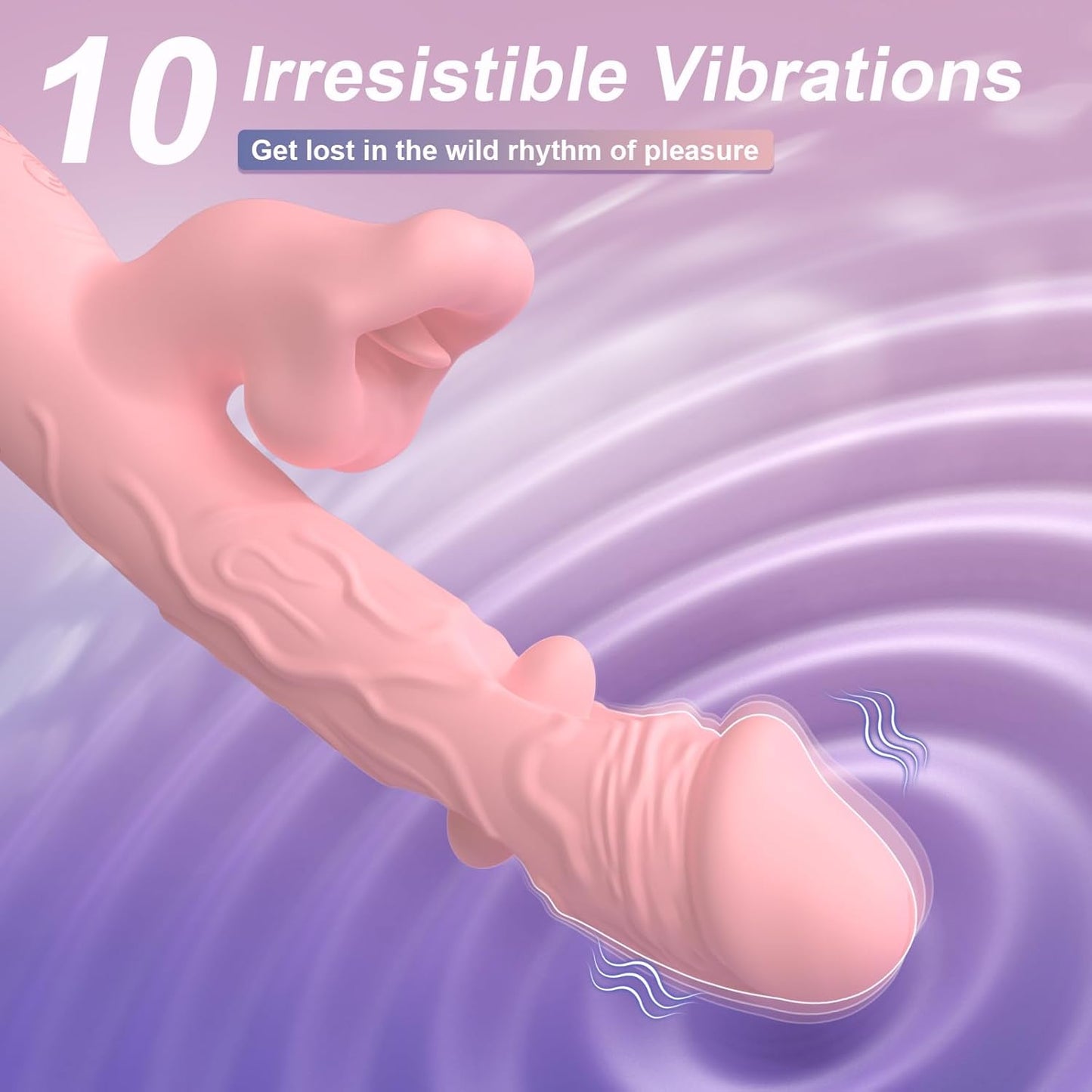 LickPulse 3 - in - 1 Wiggling & Licking Vibrator - Vixen | Nova Network
