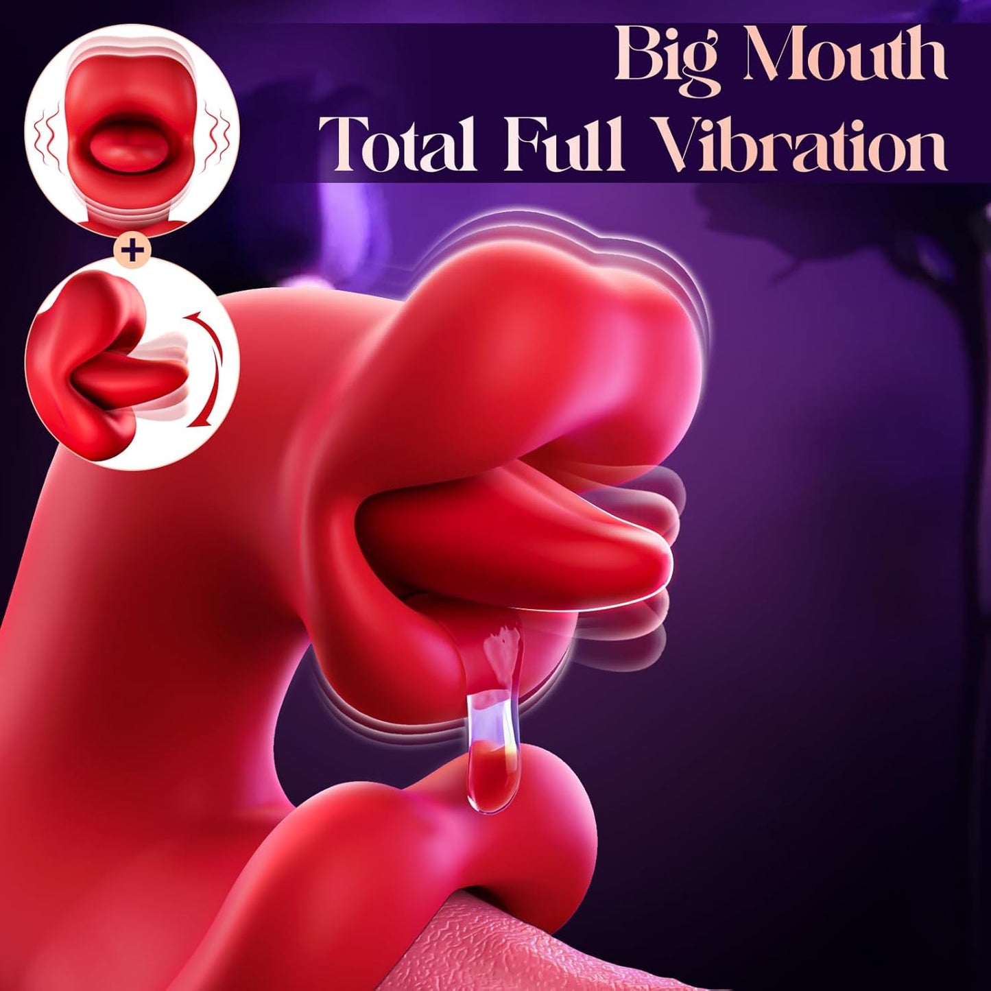 LickRush 360° Tongue Vibrator - Vixen | Nova Network