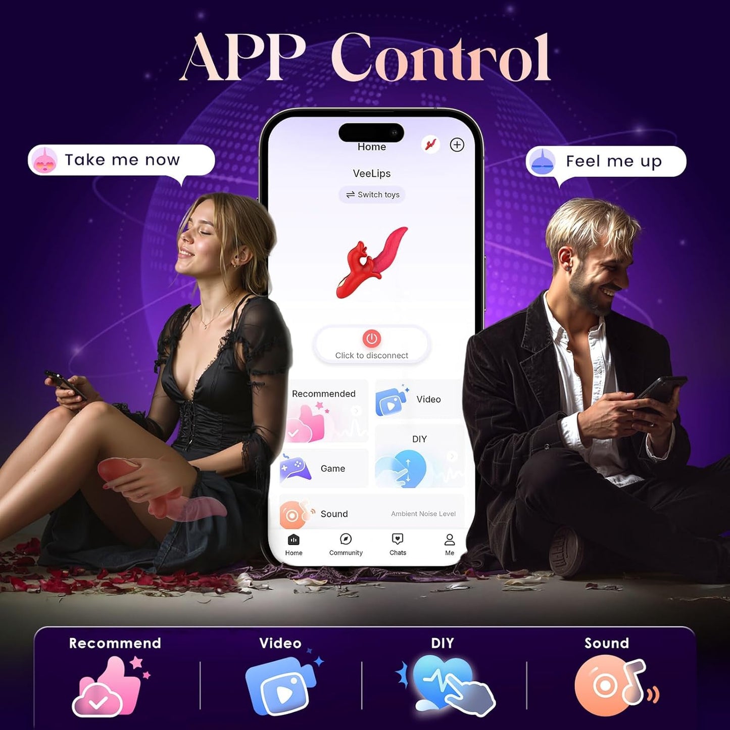 LickRush 360° Tongue Vibrator - Vixen | Nova Network