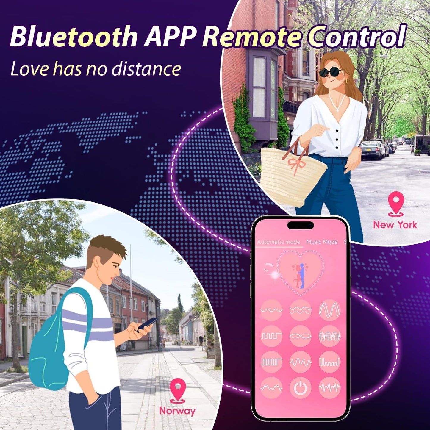 LinkLush App - Controlled Wearable Egg Vibrator - Vixen | Nova Network