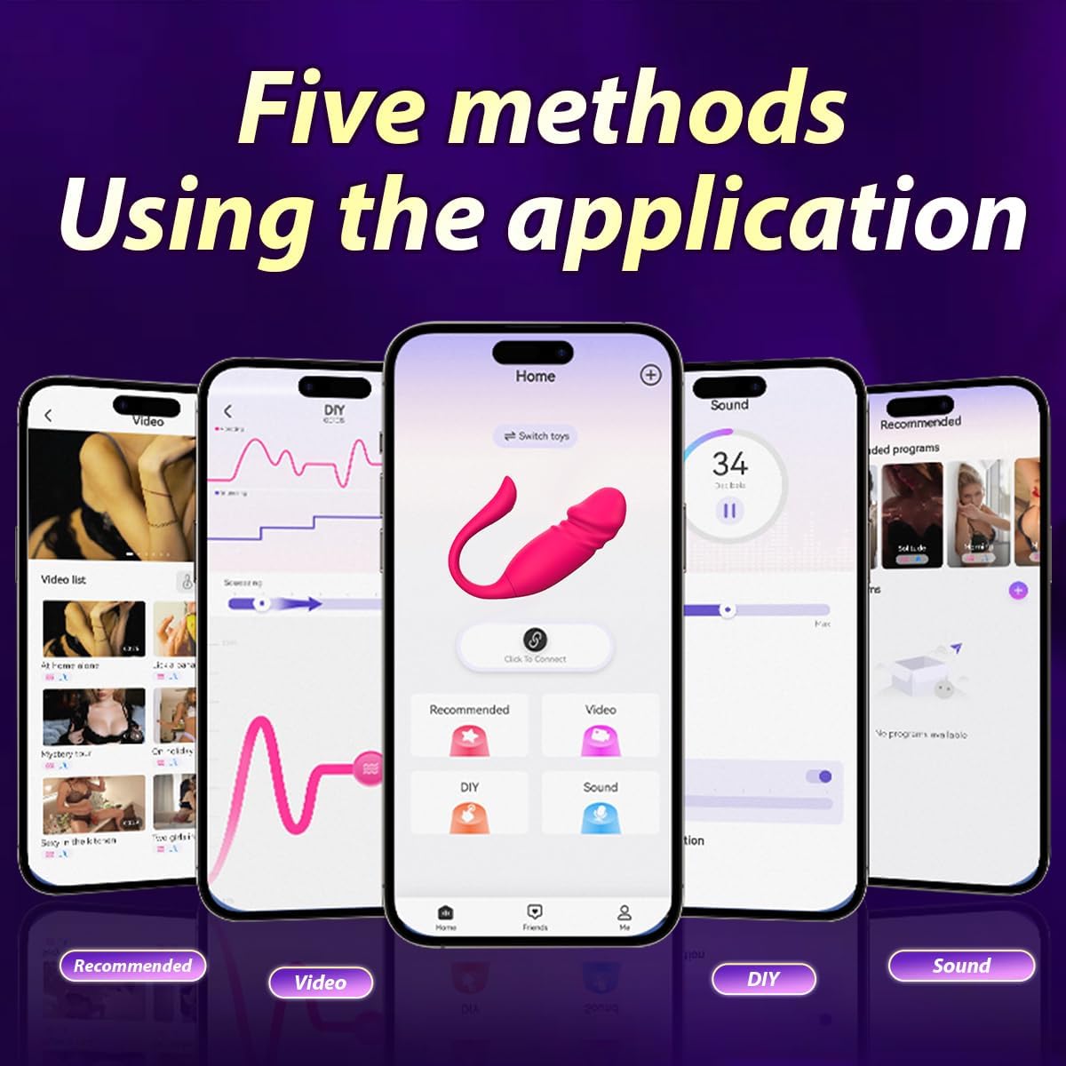 LinkLush App - Controlled Wearable Egg Vibrator - Vixen | Nova Network