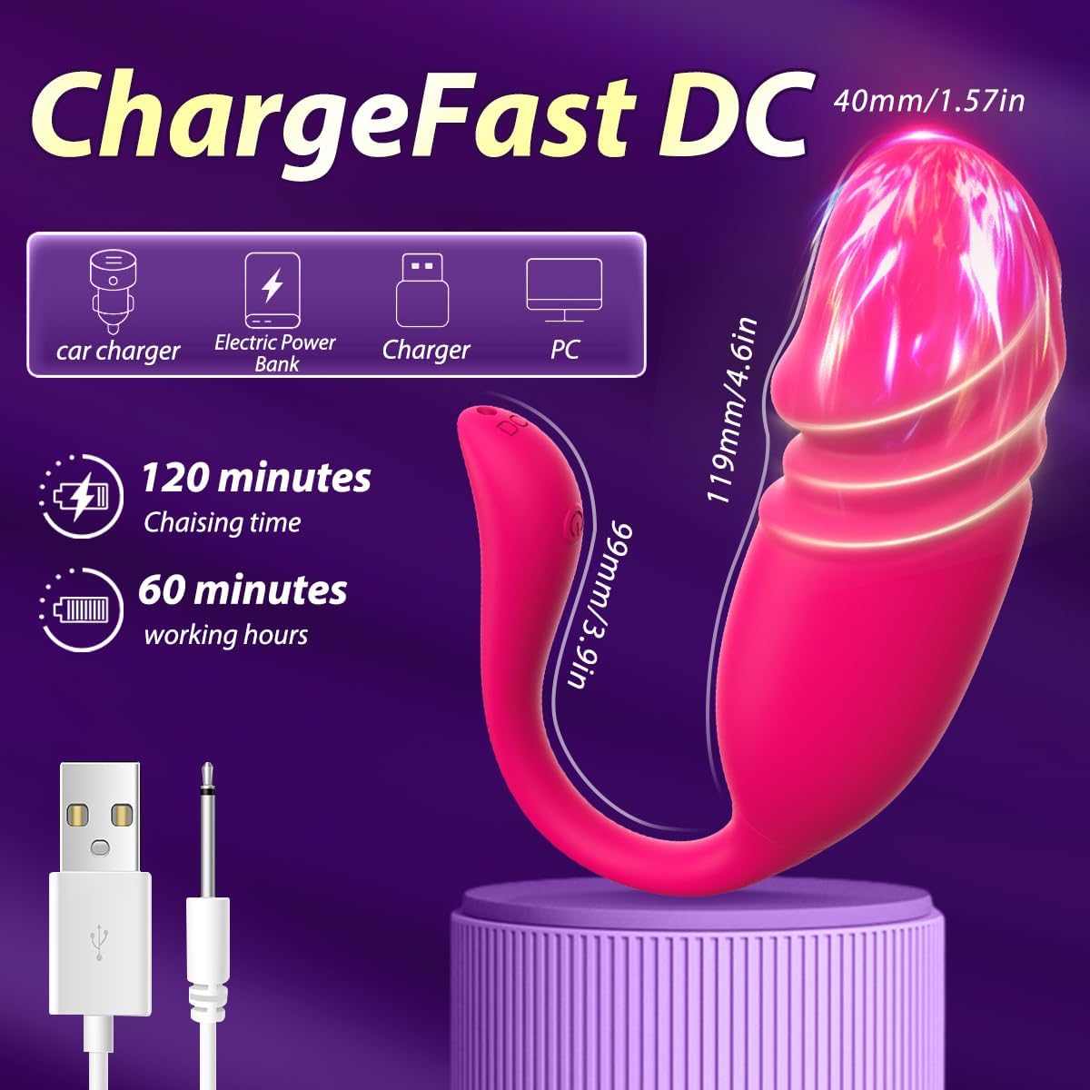 LinkLush App - Controlled Wearable Egg Vibrator - Vixen | Nova Network
