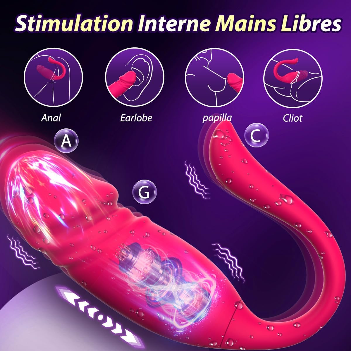 LinkLush App - Controlled Wearable Egg Vibrator - Vixen | Nova Network