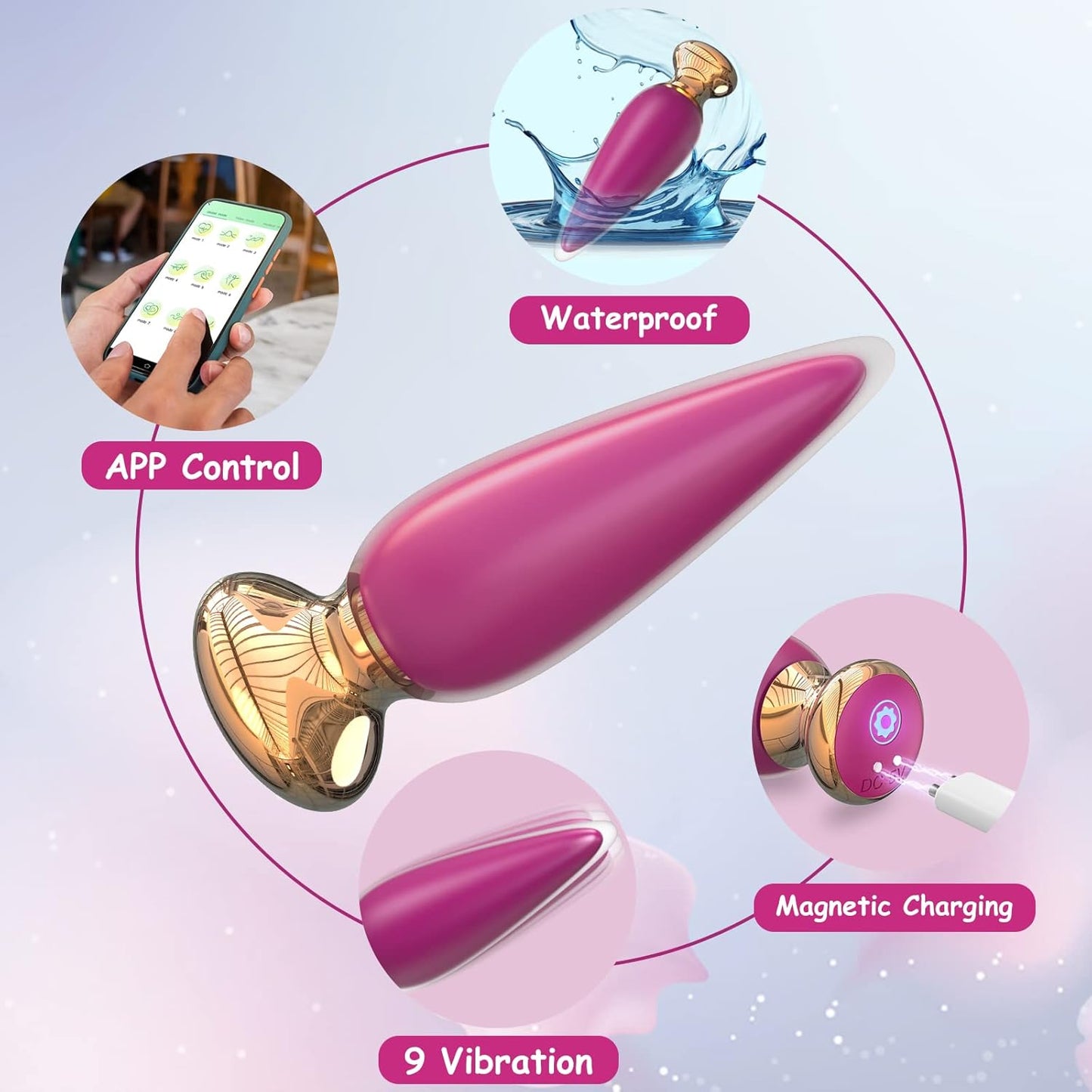 LinkPlug Remote & App - Controlled Anal Bullet Vibrator - Vixen | Nova Network