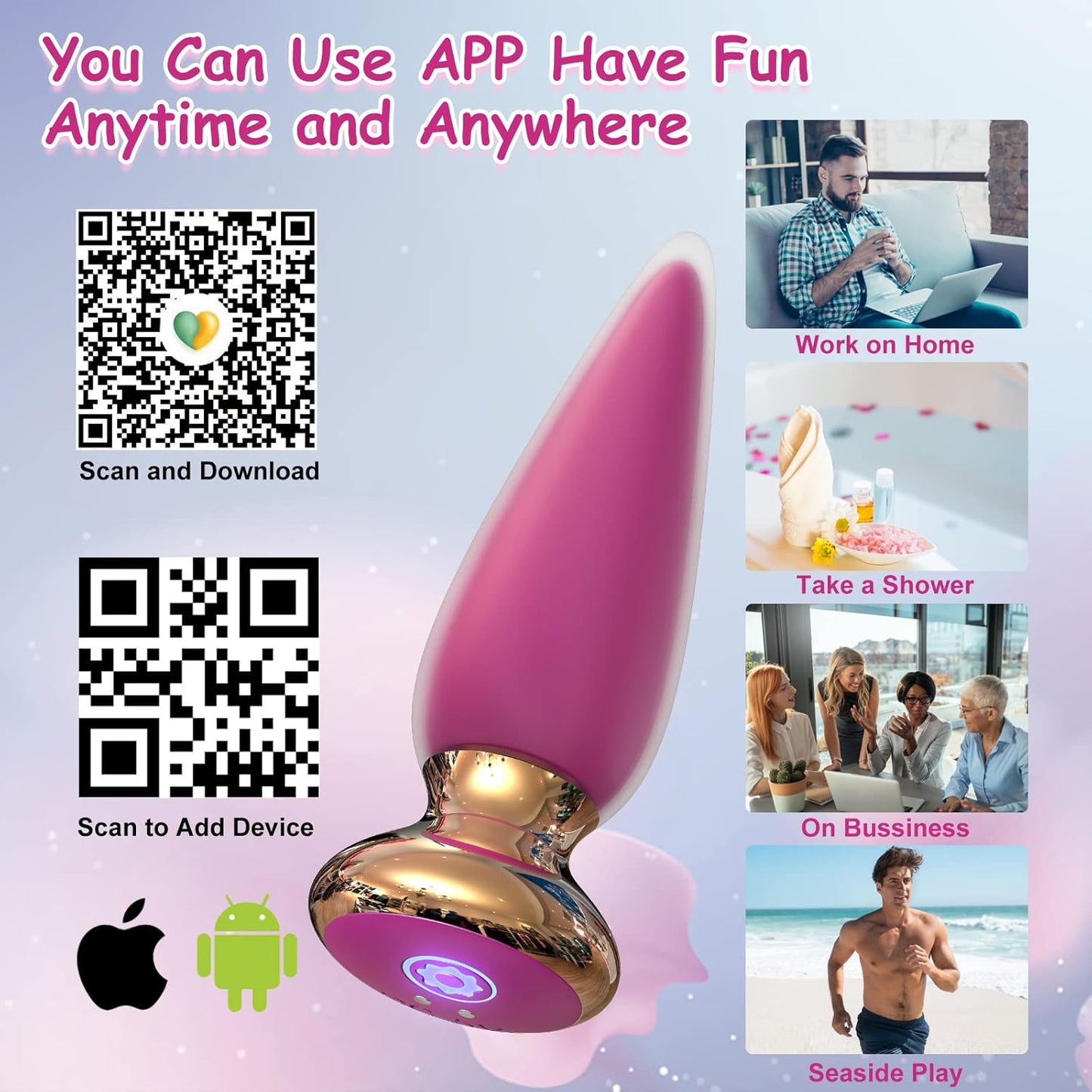LinkPlug Remote & App - Controlled Anal Bullet Vibrator - Vixen | Nova Network