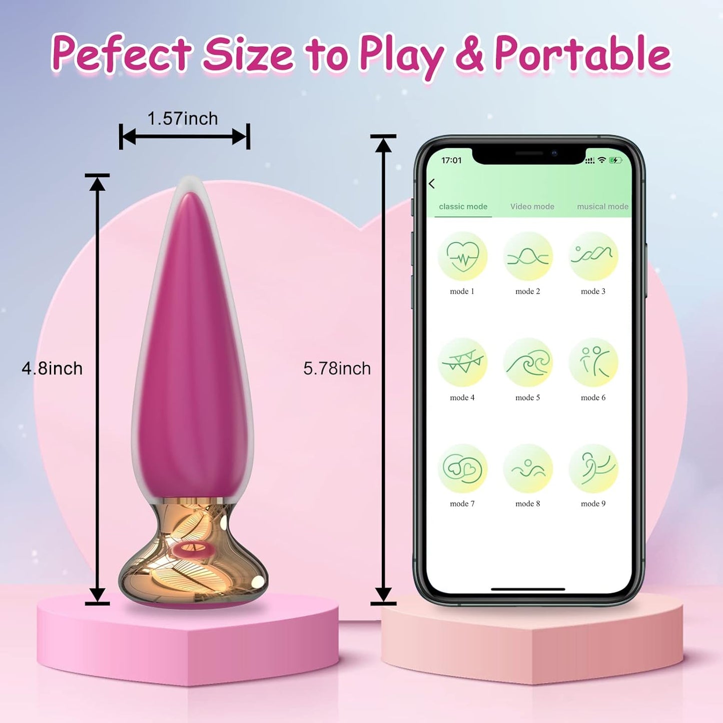 LinkPlug Remote & App - Controlled Anal Bullet Vibrator - Vixen | Nova Network