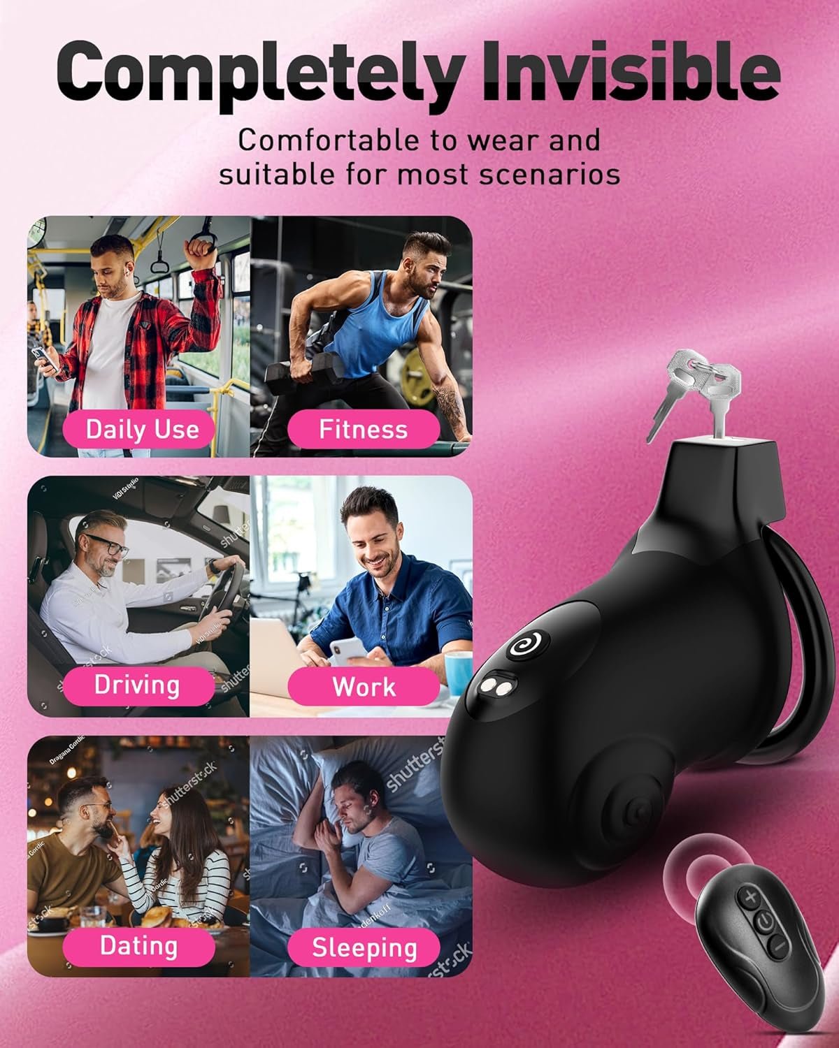 LockPulse App - Controlled BDSM Chastity Cage - Vixen | Nova Network