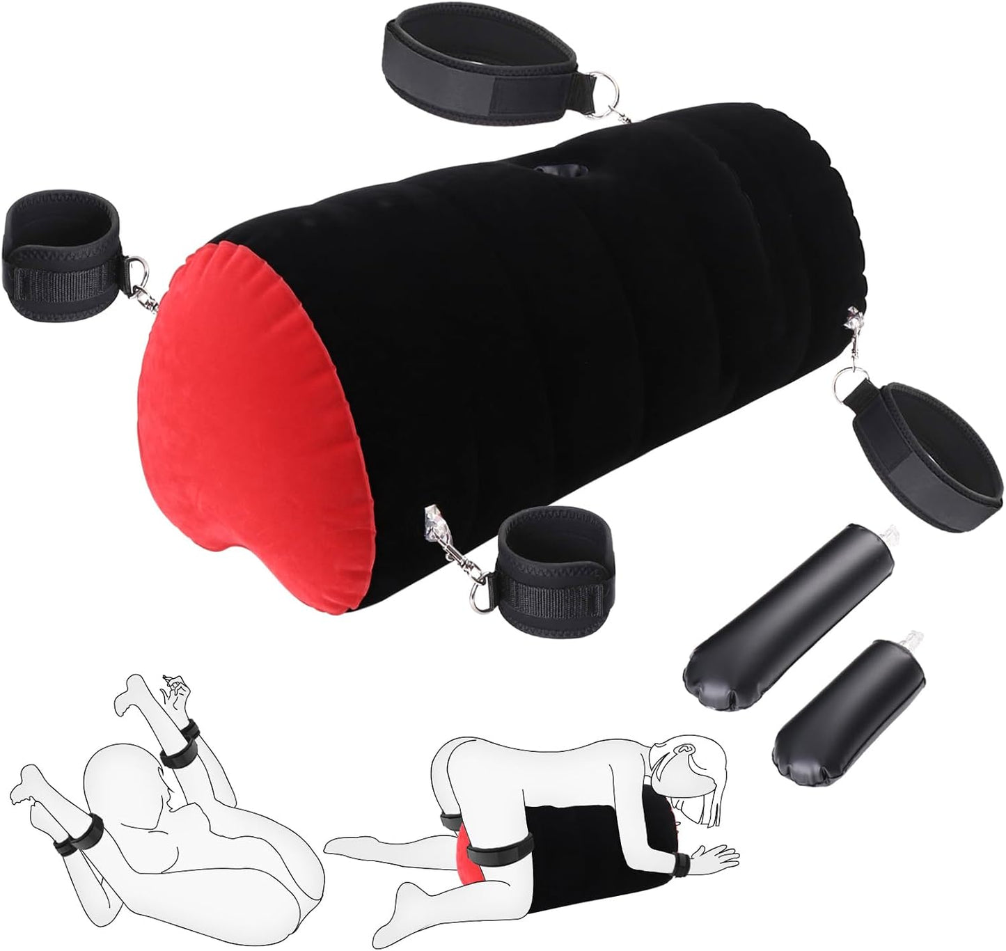 LoveLock Inflatable Heart - Shaped Dildo Mount Sex Pillow - Vixen | Nova Network