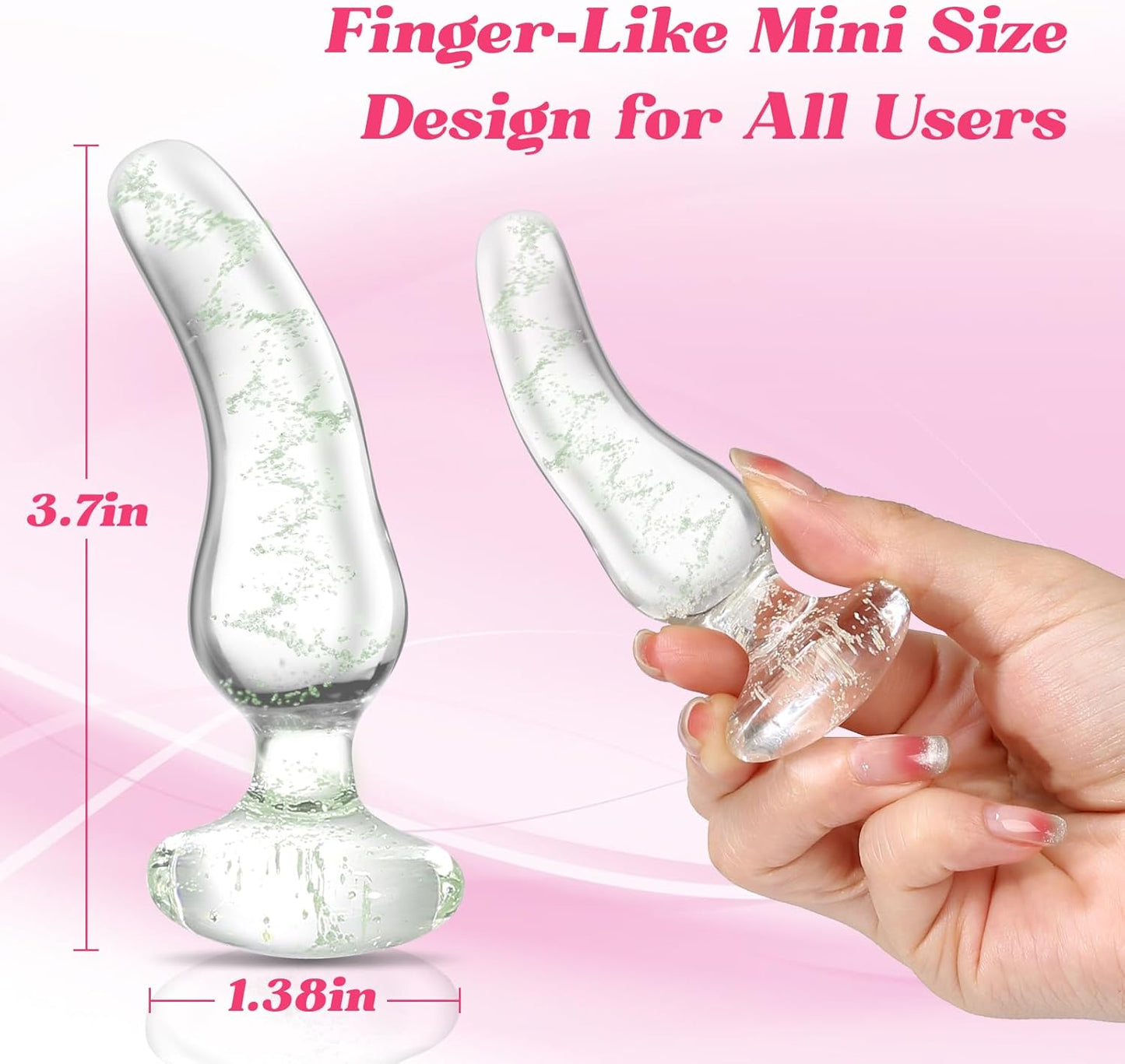 LumiTouch Glass Finger Plug - Vixen | Nova Network