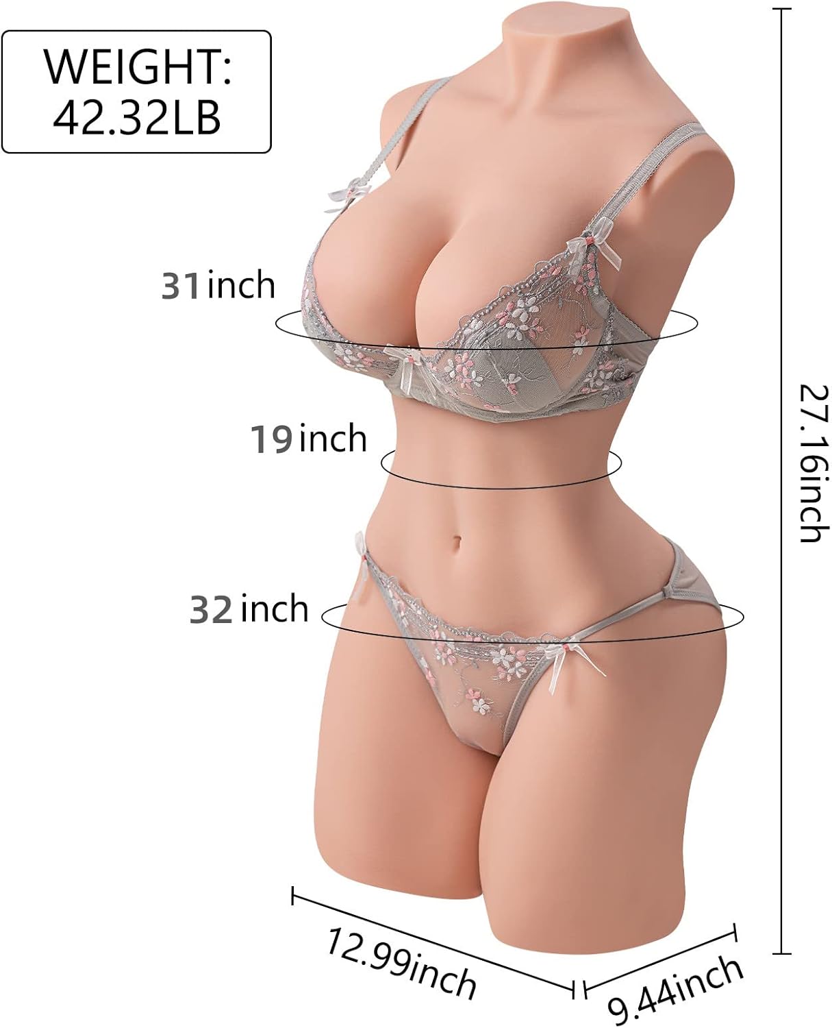 Luna 42lbs Ultra - Realistic Curves Sex Doll - Vixen | Nova Network