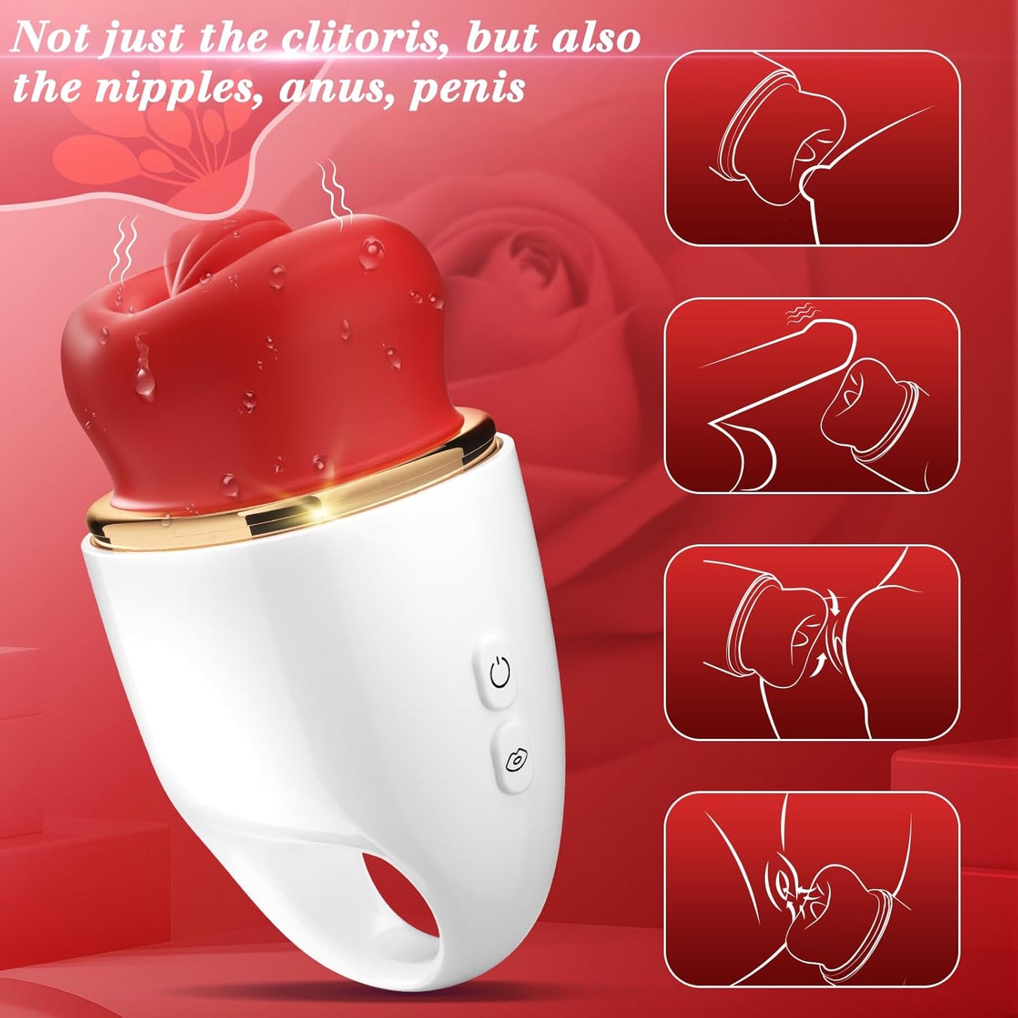 LureLick Clit Suction & Tongue Vibrator - Vixen | Nova Network