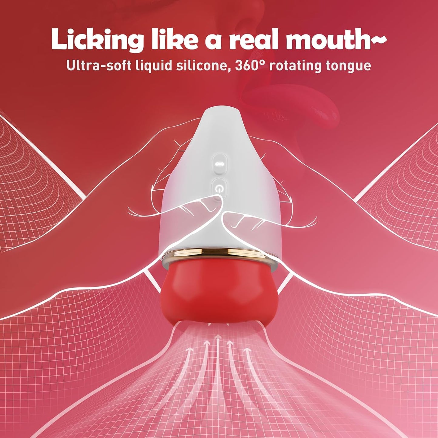LureLick Clit Suction & Tongue Vibrator - Vixen | Nova Network