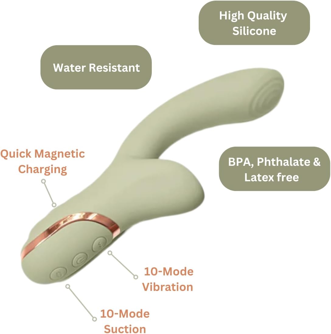 LushCurve Clit Suction & G - Spot Vibrator - Vixen | Nova Network