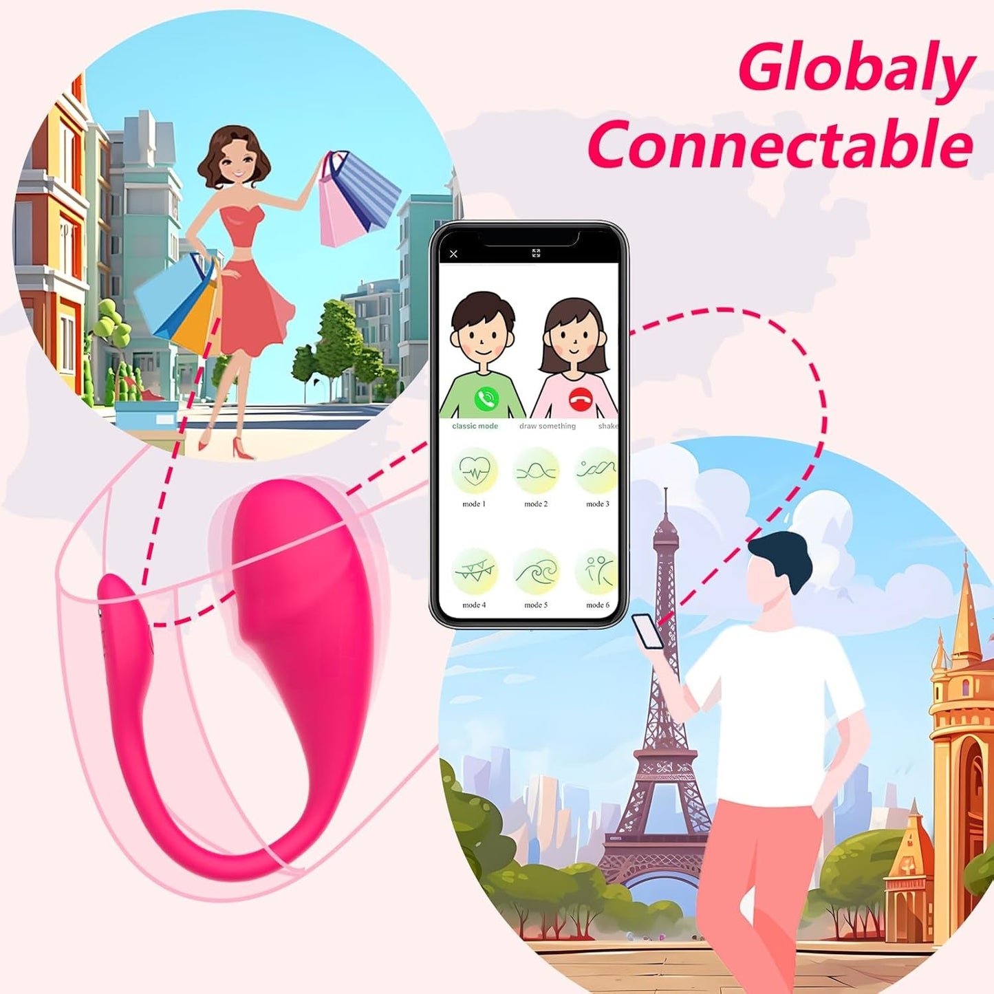 LushLink App Controlled Egg Vibrator - Vixen | Nova Network