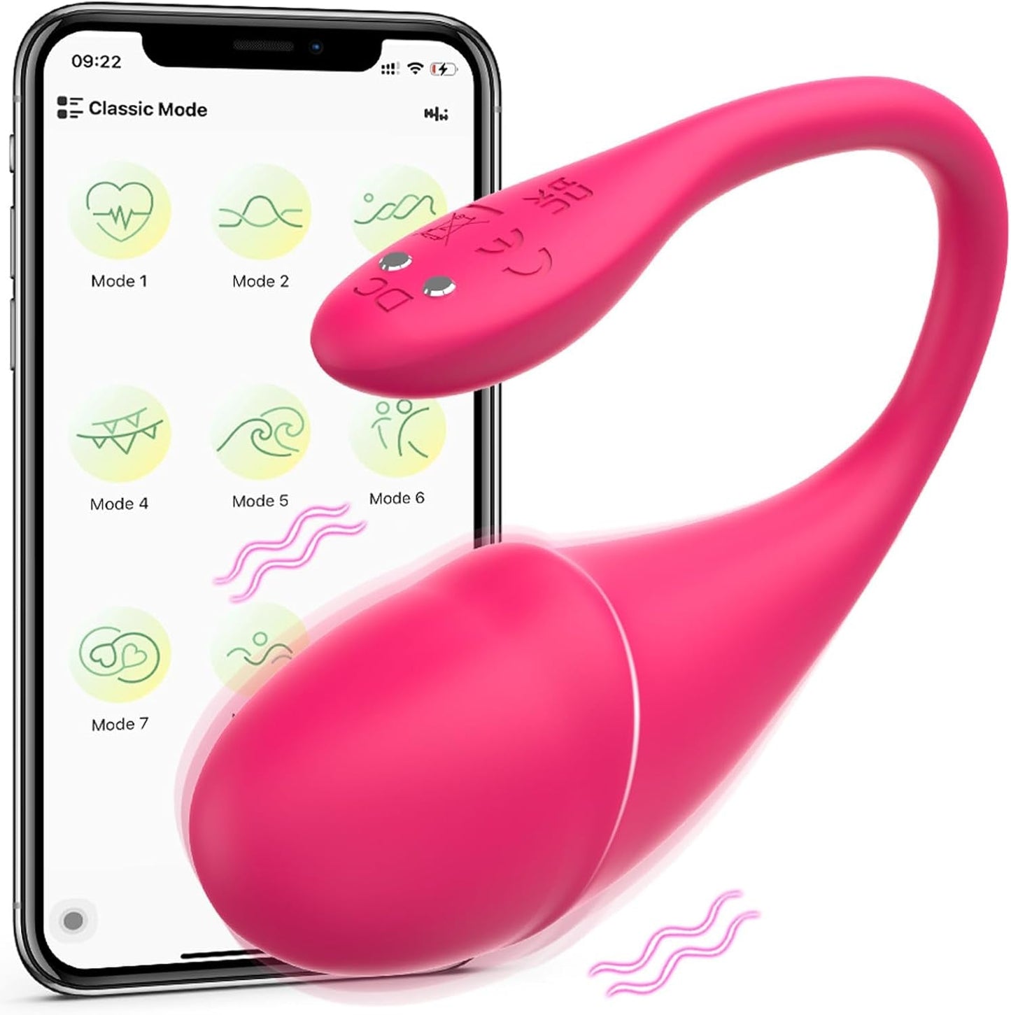 LushLink App Controlled Egg Vibrator - Vixen | Nova Network