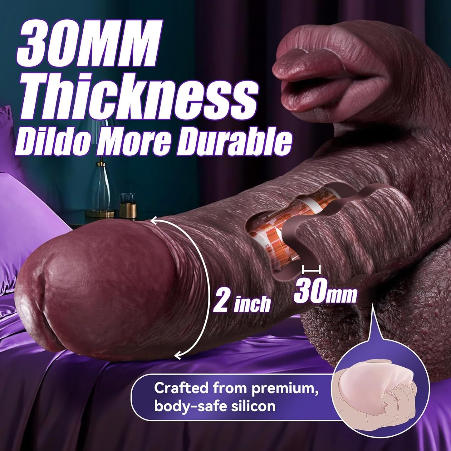 LustObsidian Thrusting Dildo Vibe - Vixen | Nova Network
