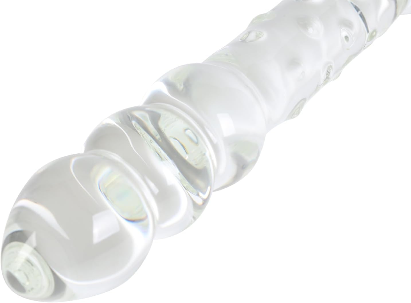 LustSphere XL Glass Dual Ended Anal Beads Wand - Vixen | Nova Network