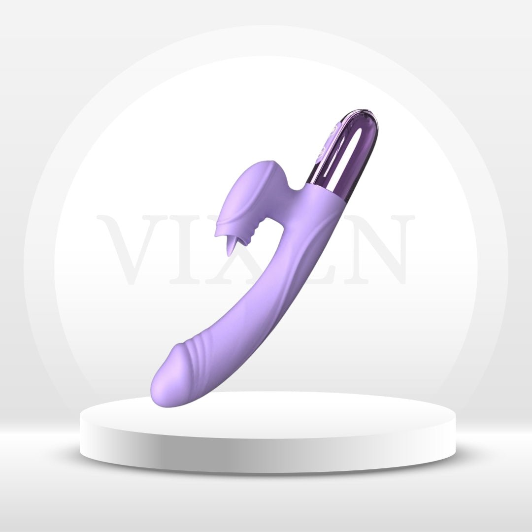LuxeLick Heated Tongue - Licking Rabbit Vibrator - Vixen | Nova Network