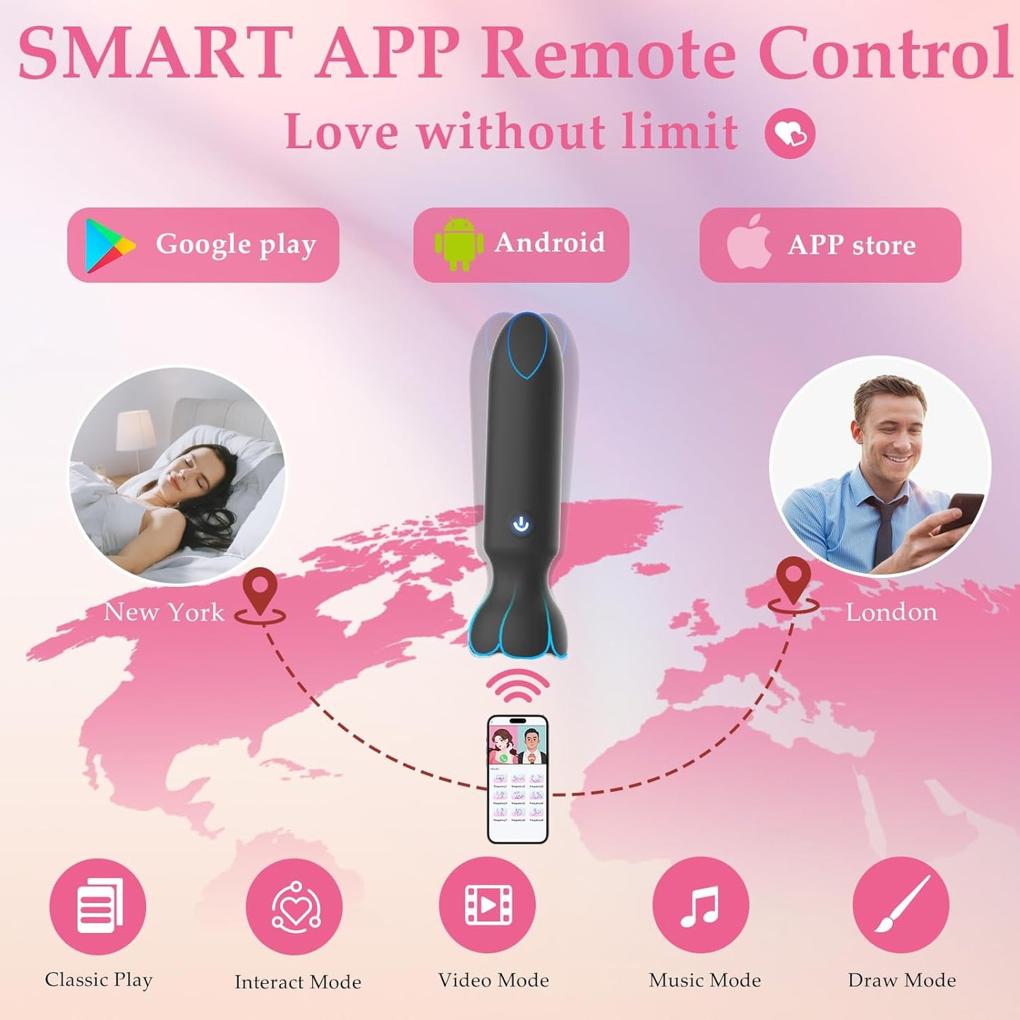 LuxeLink App Bullet Vibrator - Vixen | Nova Network