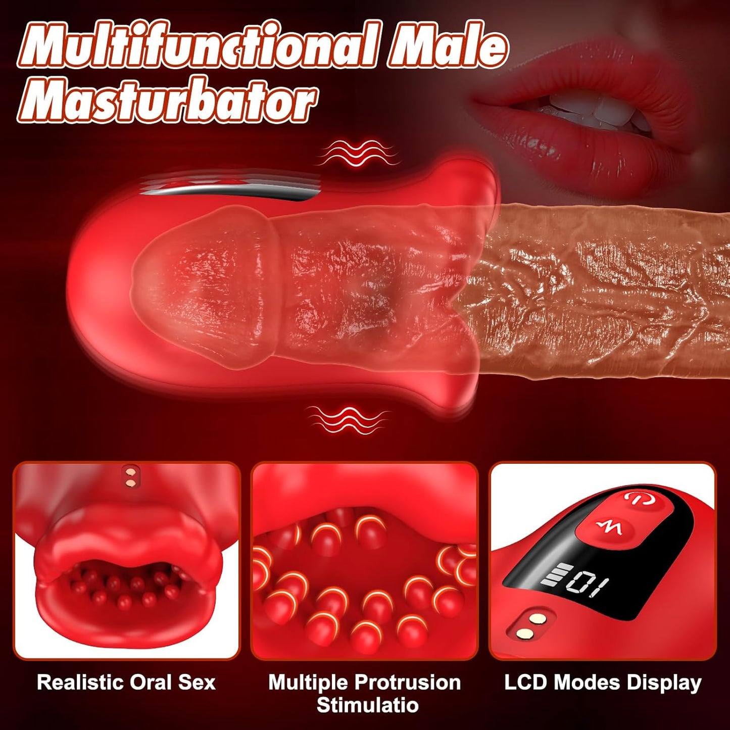 LuxeMouth 2 - Motor Male Vibrator - Vixen | Nova Network