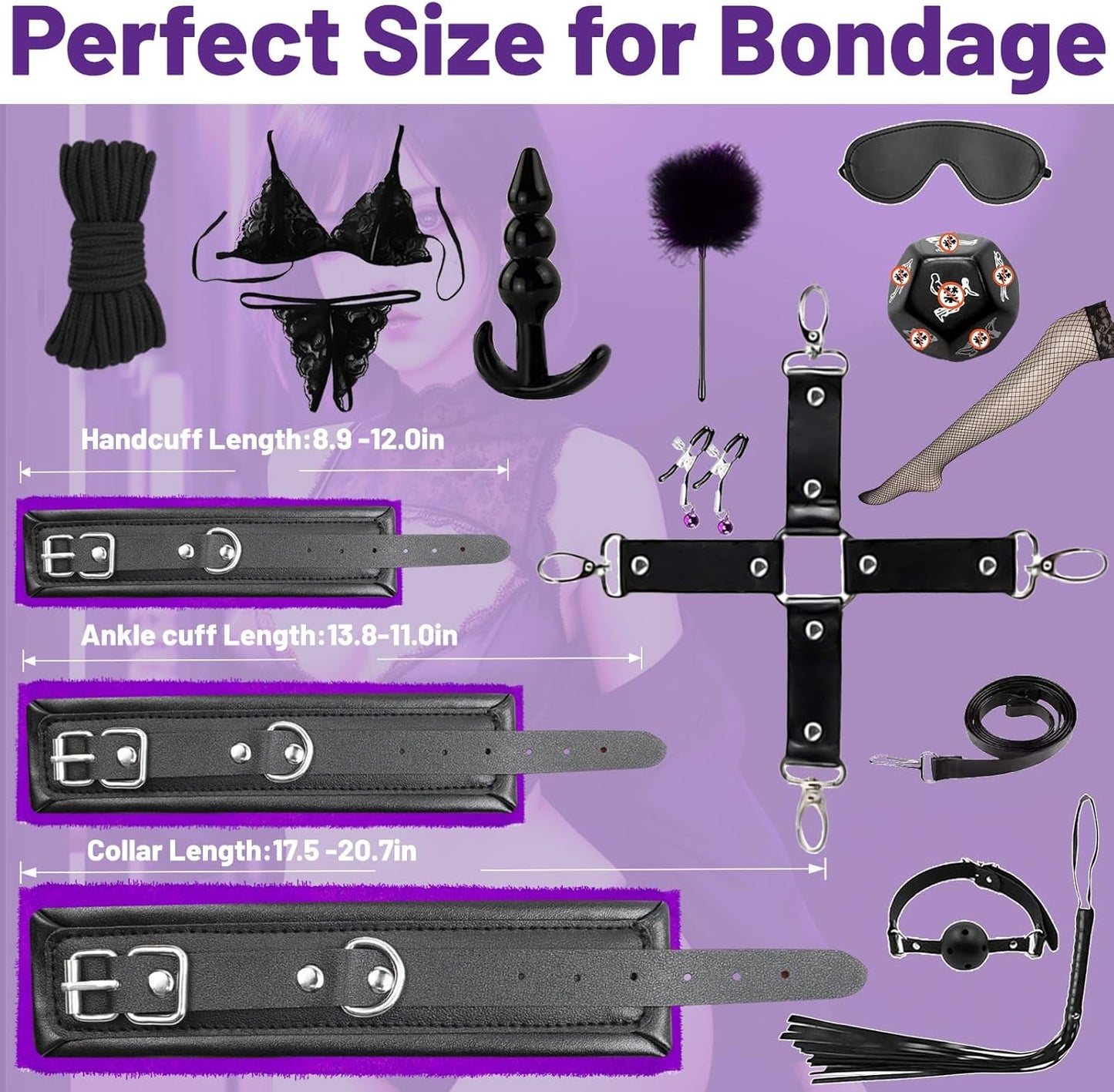 LuxePlay 15 - Piece Foreplay Bondage Set - Vixen | Nova Network
