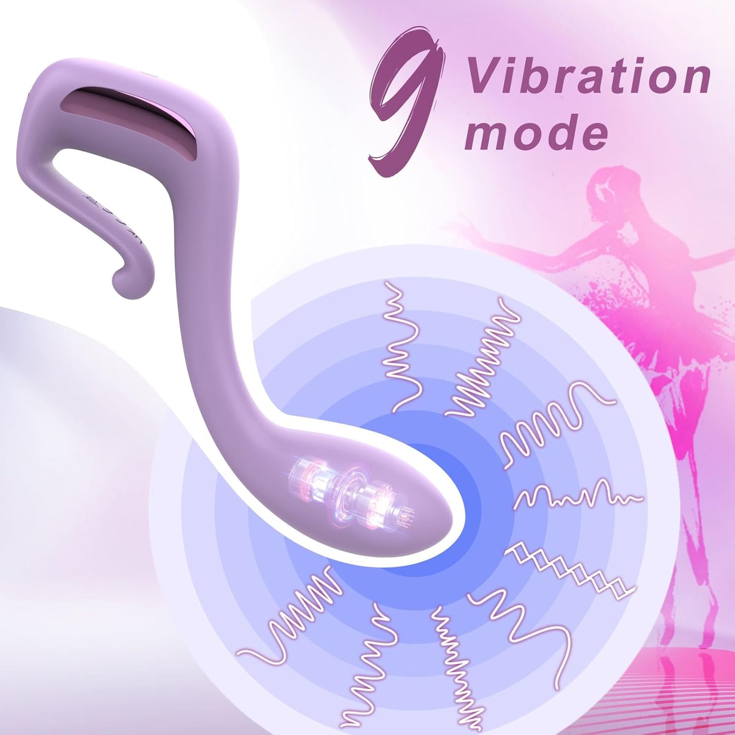 LyricPulse Curved G - Spot & Prostate Vibrator - Vixen | Nova Network