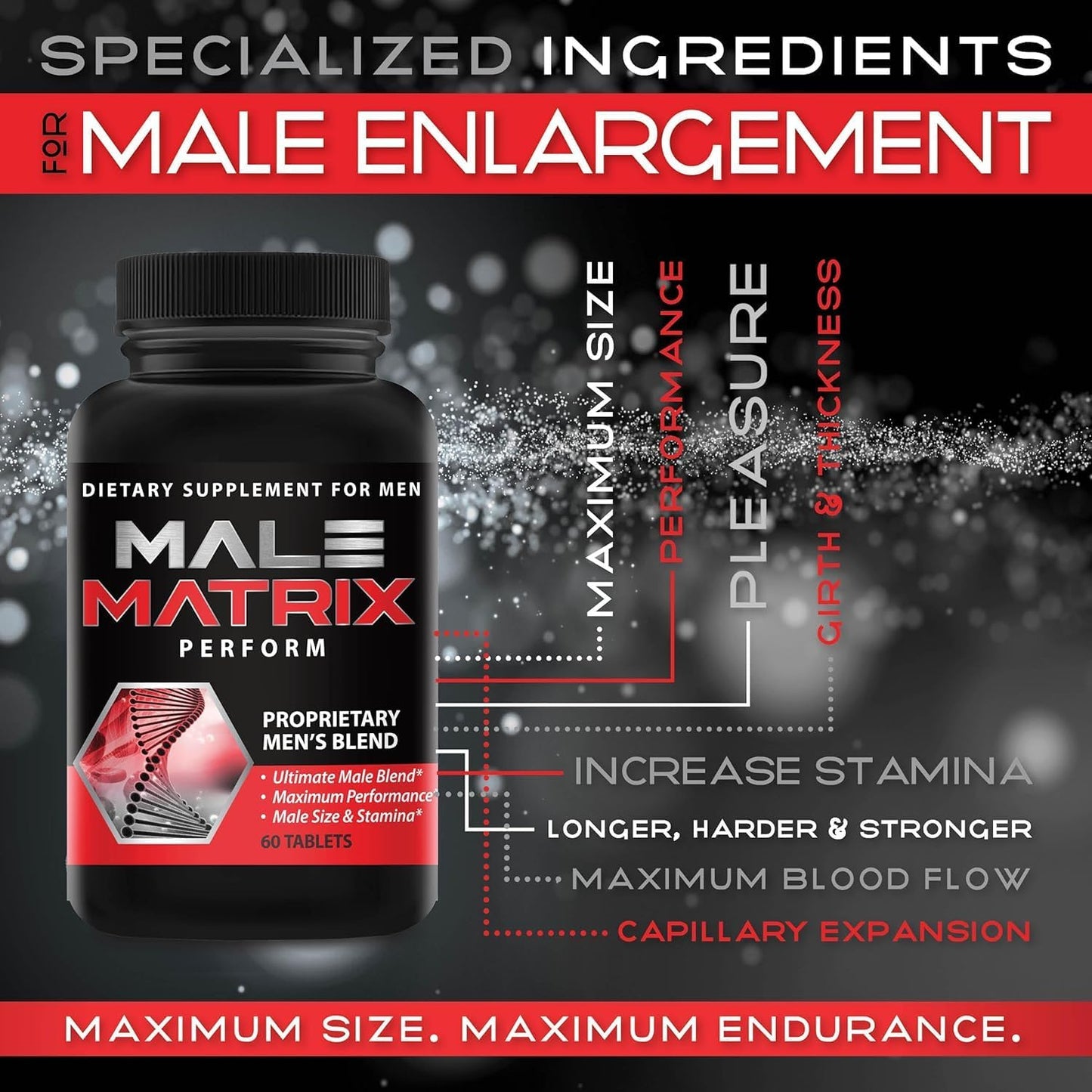 Male Matrix XL – Stamina & Size Support for Men - Vixen | Nova Network