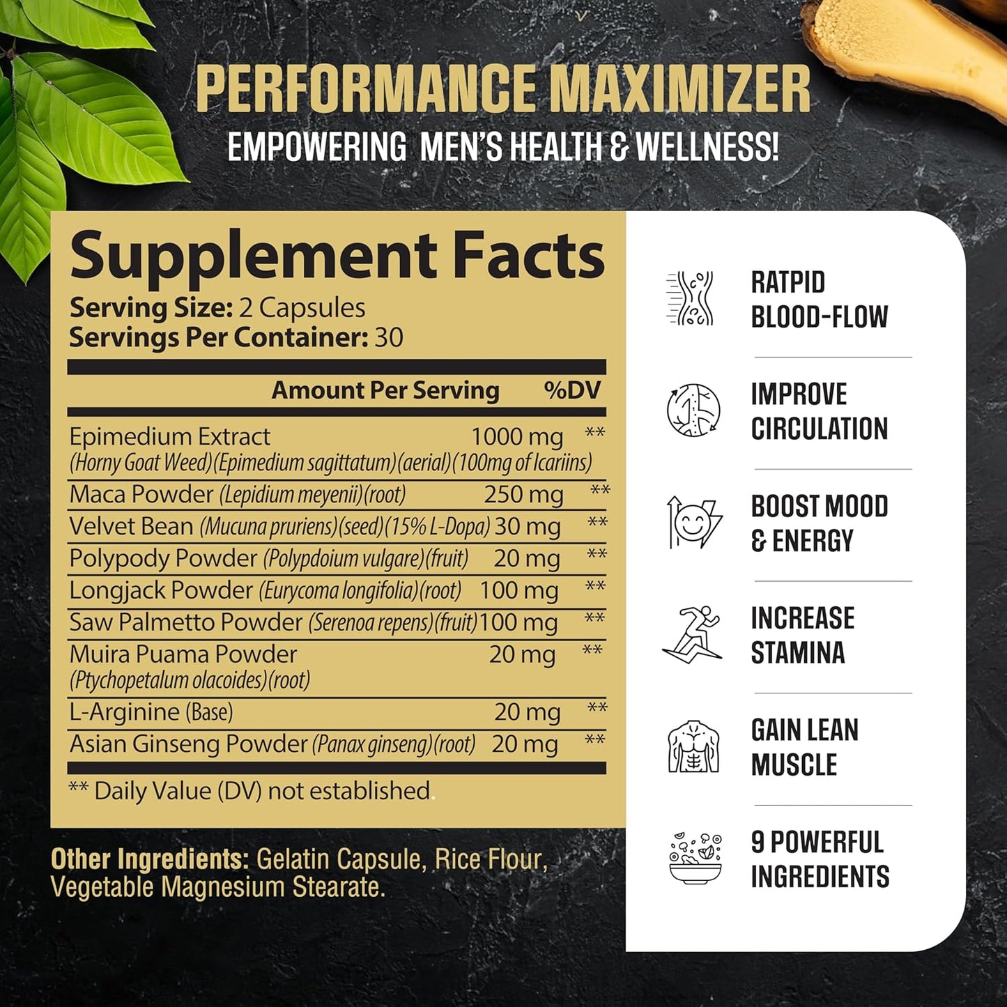 Maximize Male Performance – Energy, Strength & Blood Flow - Vixen | Nova Network