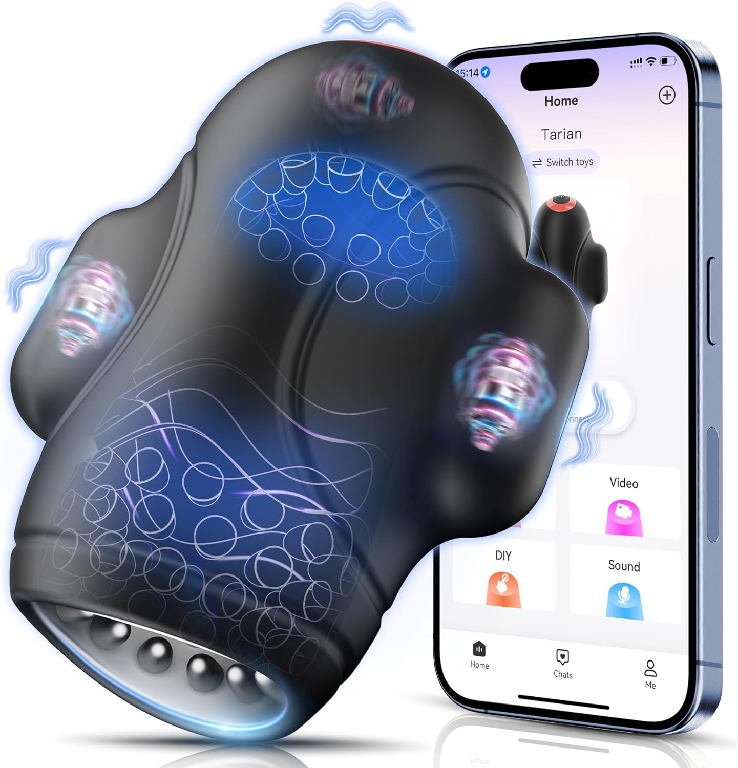 MaxPulse 4 - in - 1 Male Vibrator & Masturbator - Vixen | Nova Network
