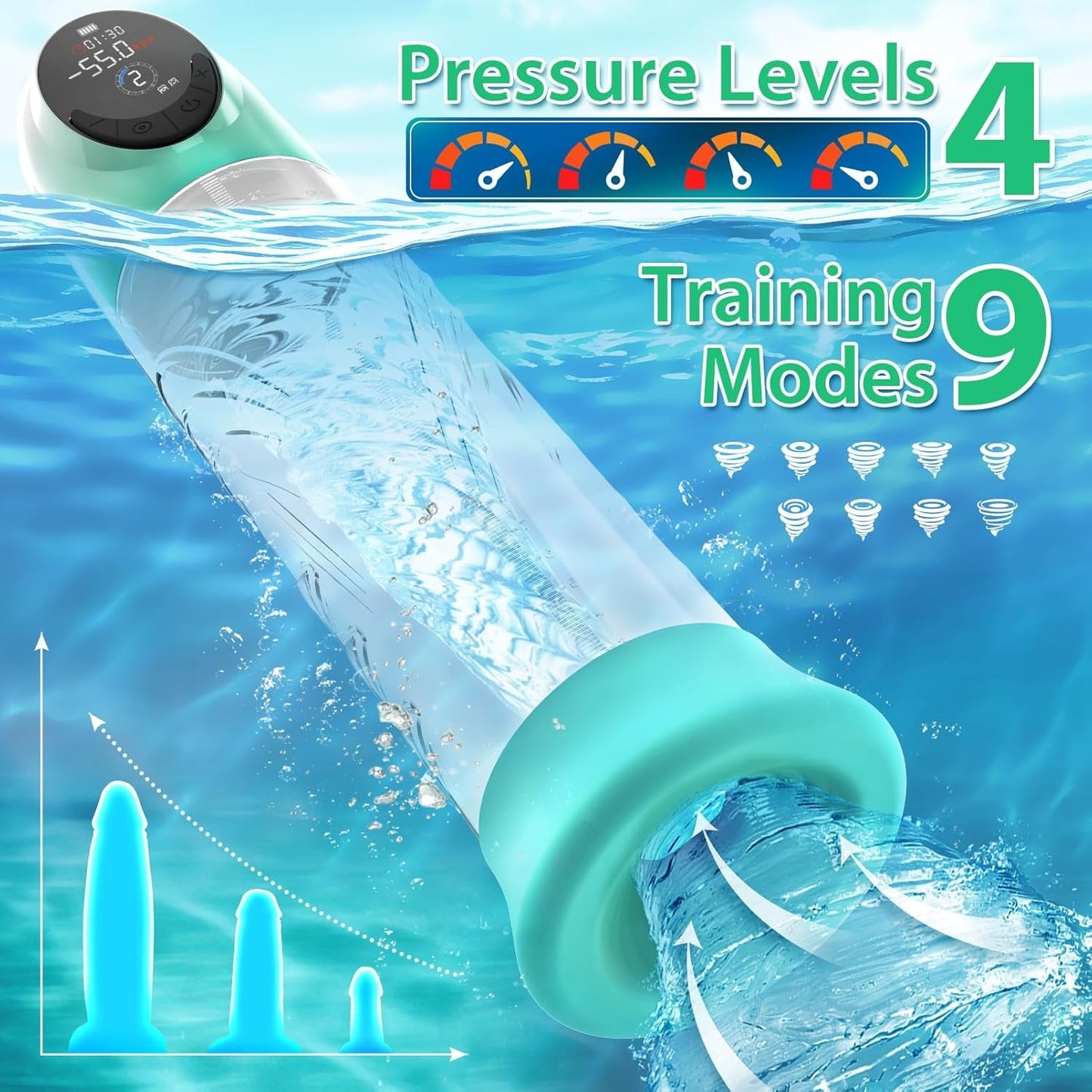 MaxScope LCD Penis Pump - Vixen | Nova Network