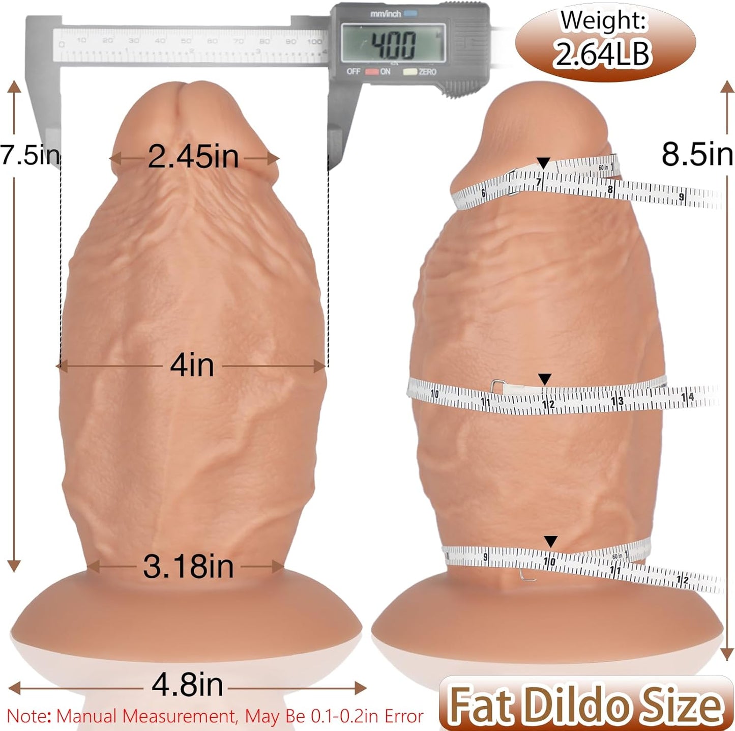 MegaThick 4" Wide Dildo for Extreme Stretch - Vixen | Nova Network