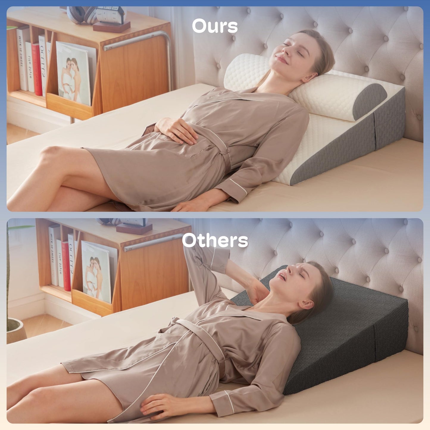 Memory Foam Couples Intimacy Incline Wedge Pillow - Vixen | Nova Network