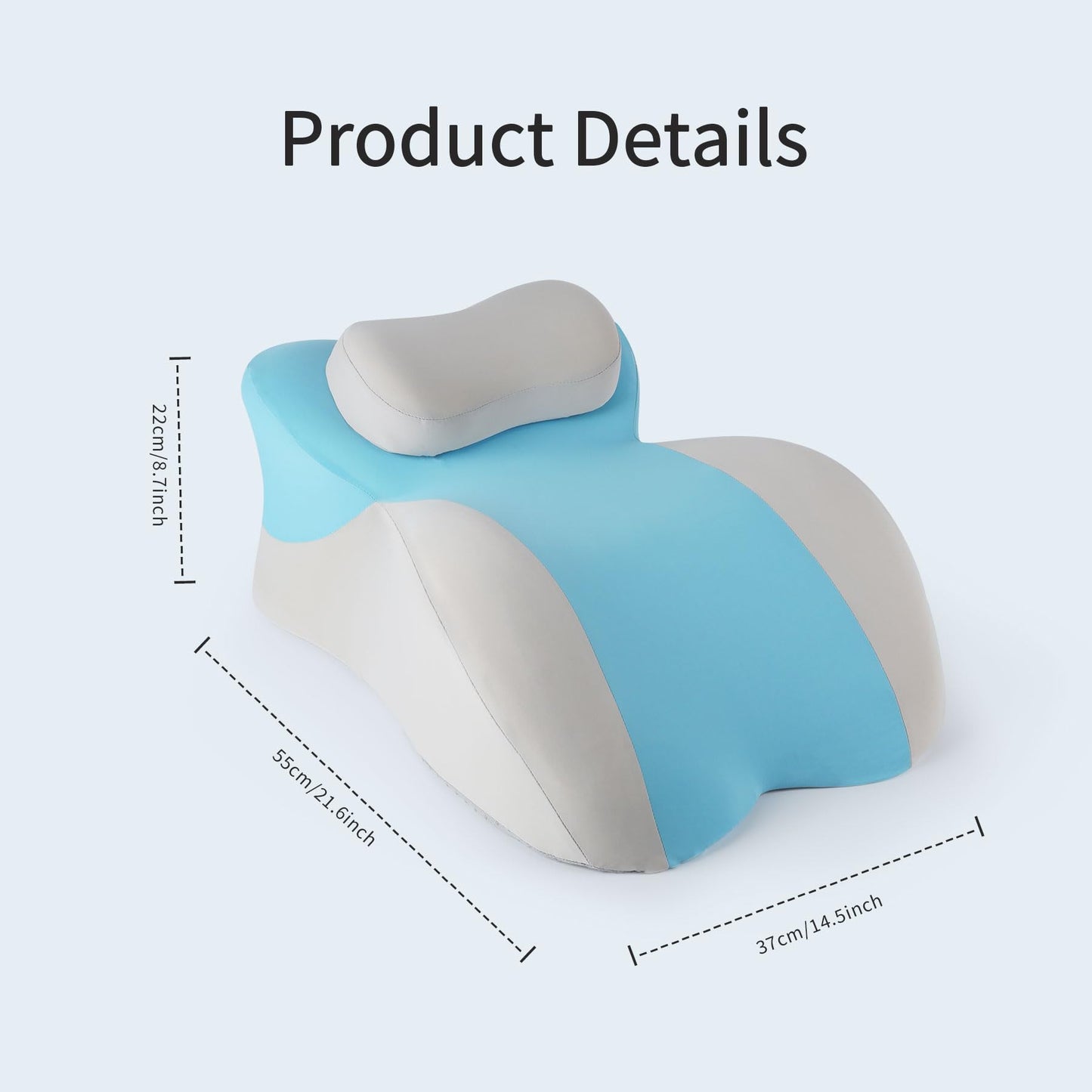 Memory Foam Couples Position Support Pillow - Vixen | Nova Network