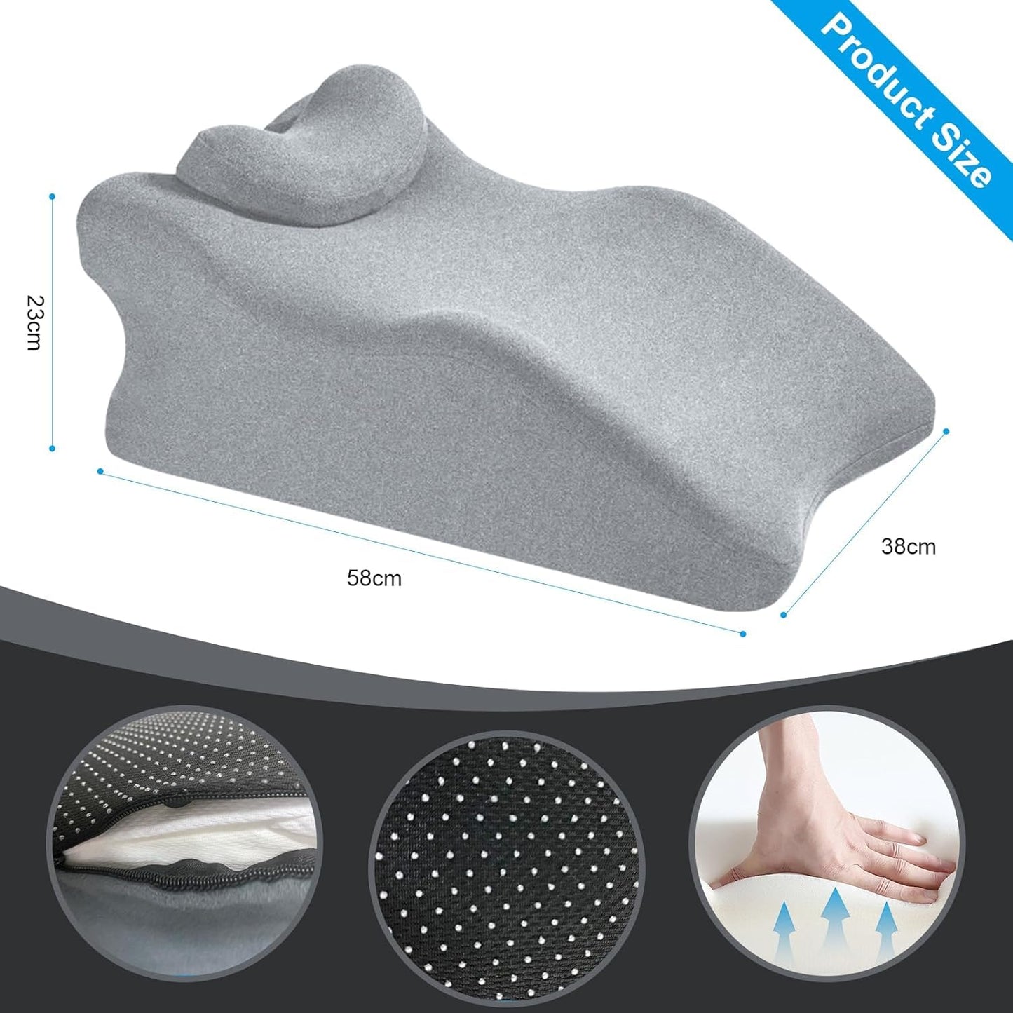 Memory Foam Intimacy Positioning Support Pillow - Vixen | Nova Network