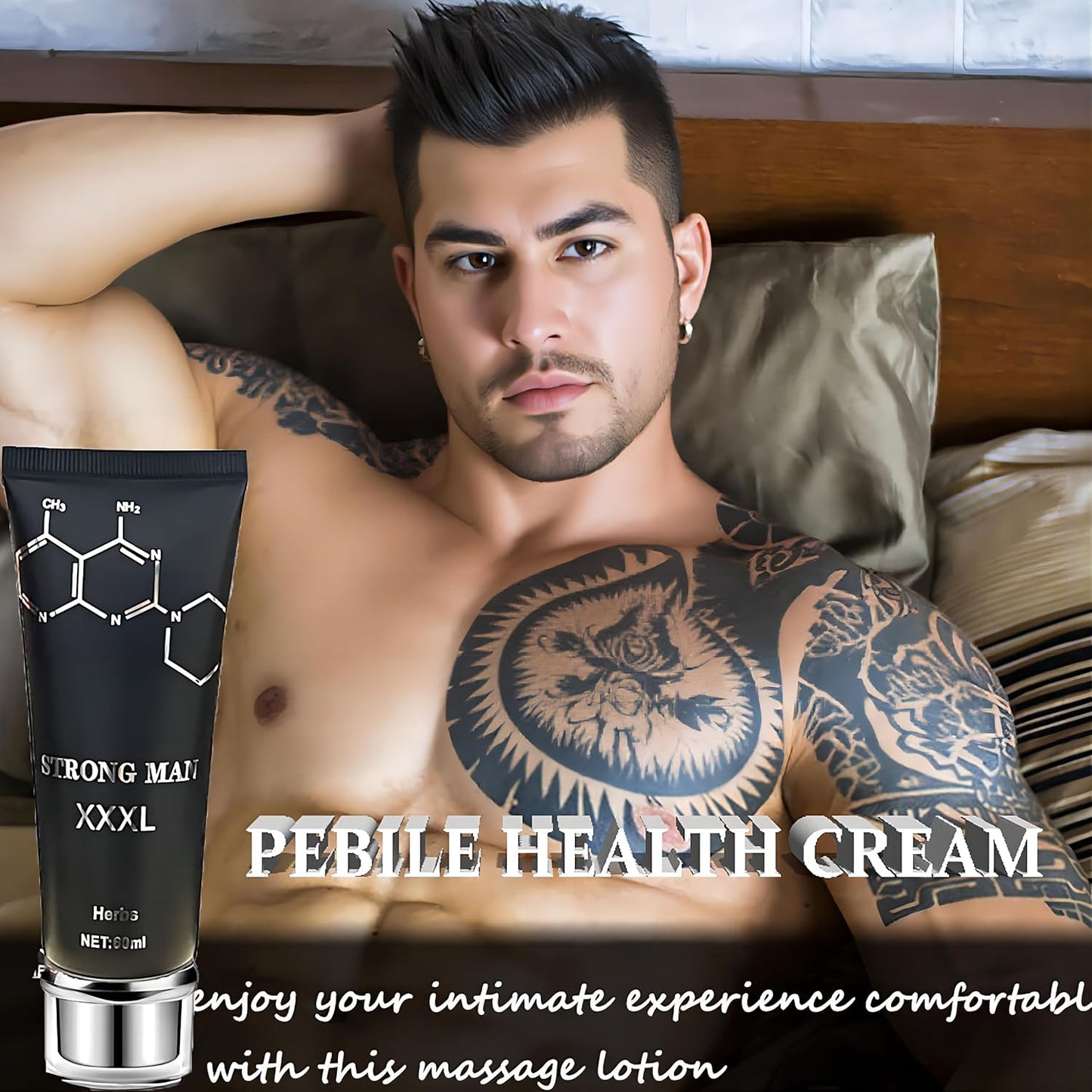Men's Massage & Delay Cream - 60ml - Vixen | Nova Network