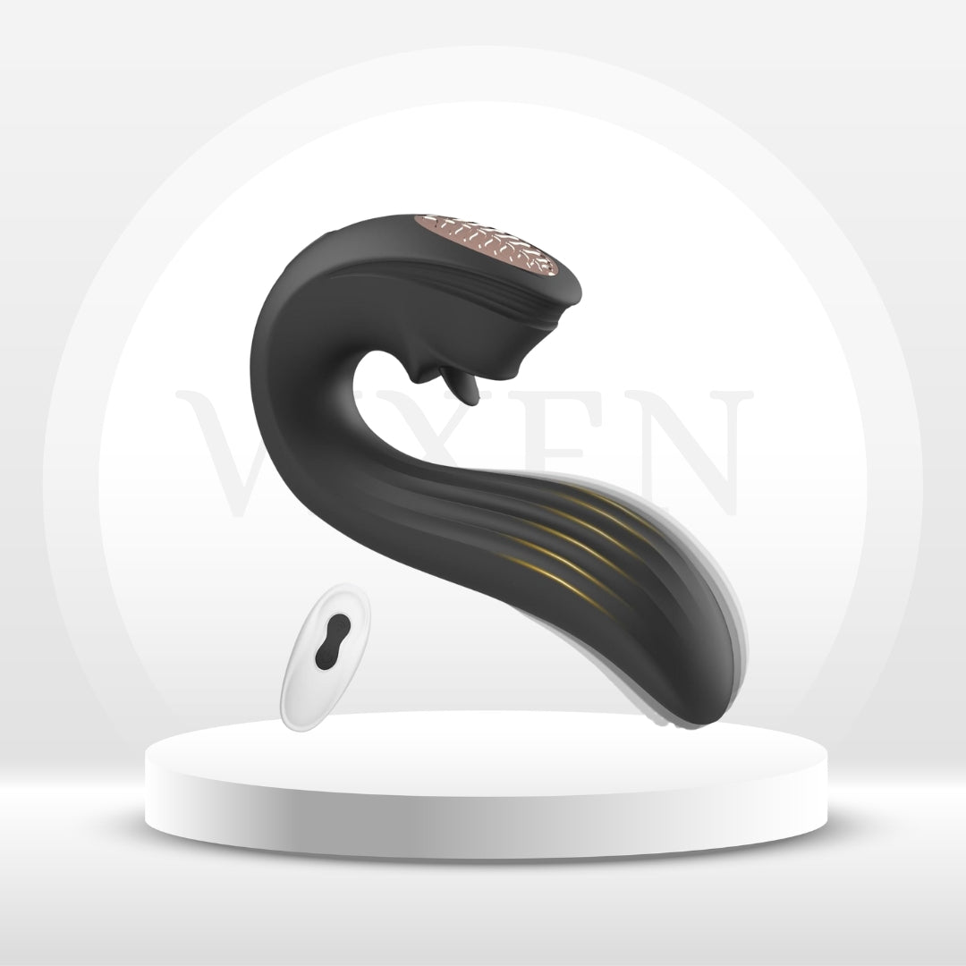 MidnightLick Triple Stimulation Tongue Vibrator - Vixen | Nova Network