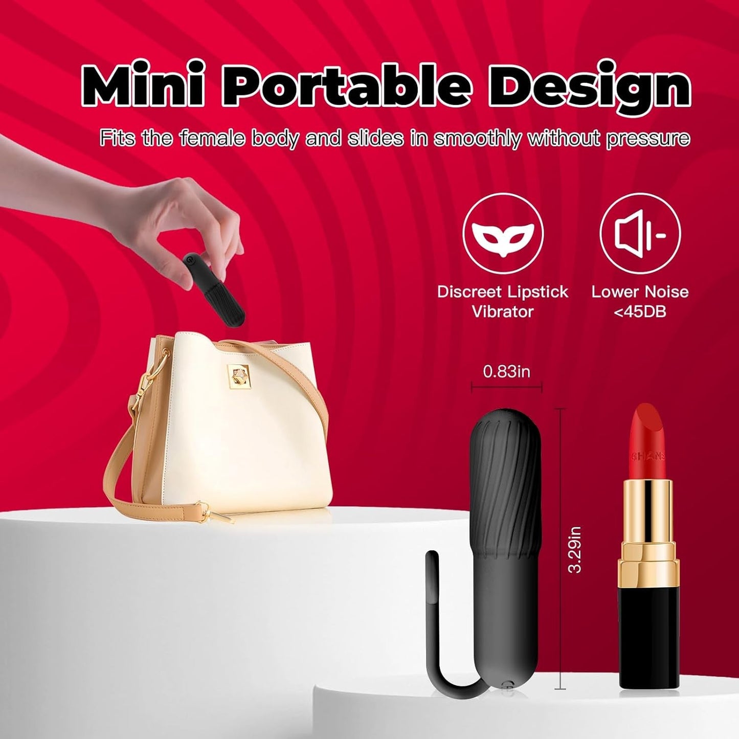 MidnightPulse Mini Spiral Vibrator - Vixen | Nova Network