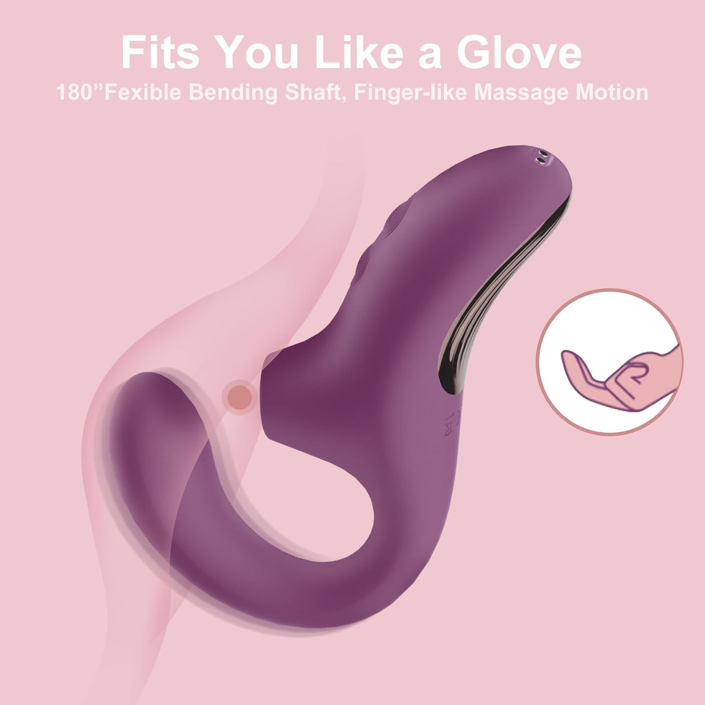 MidnightVibe Dual Pleasure Suction Vibrator - Vixen | Nova Network