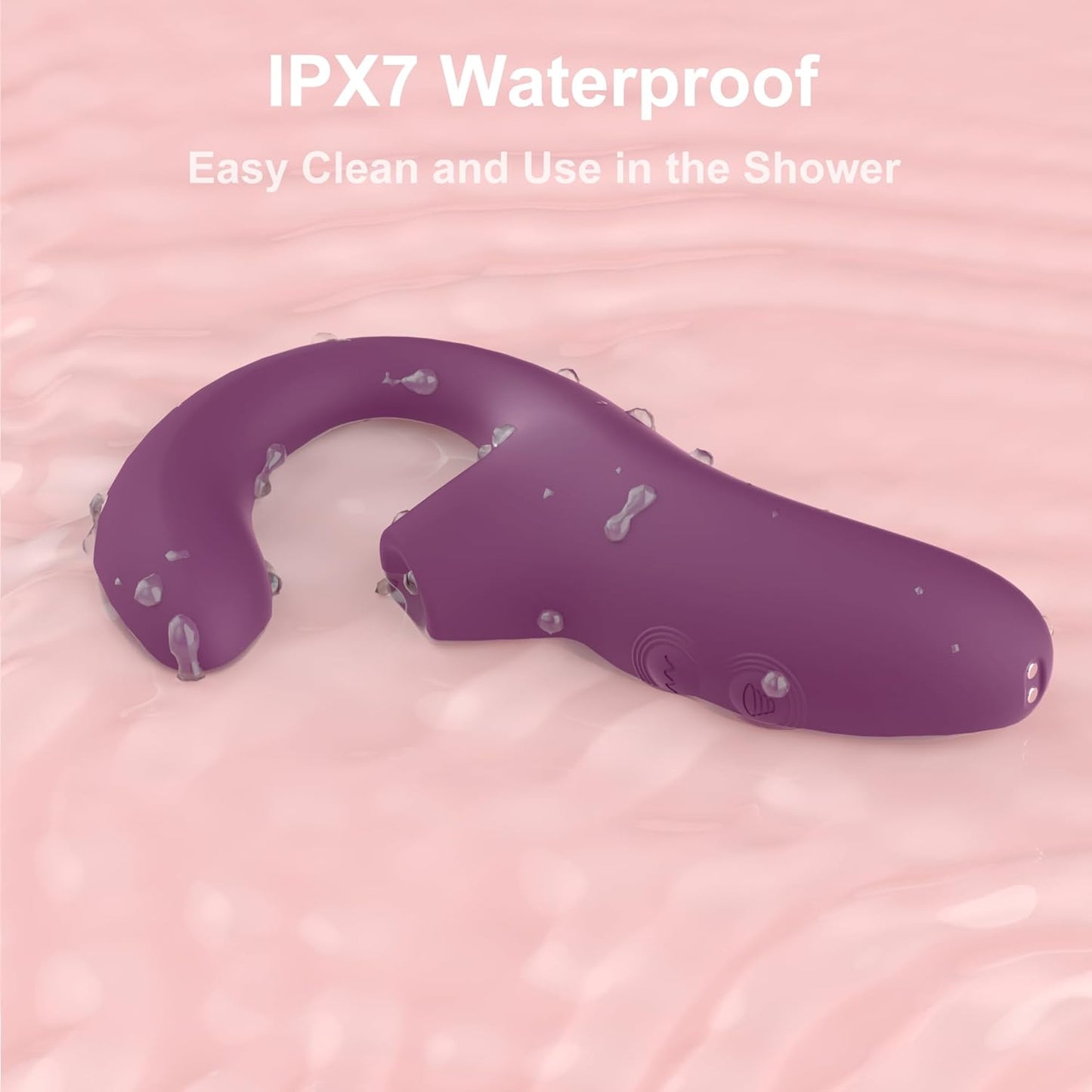 MidnightVibe Dual Pleasure Suction Vibrator - Vixen | Nova Network