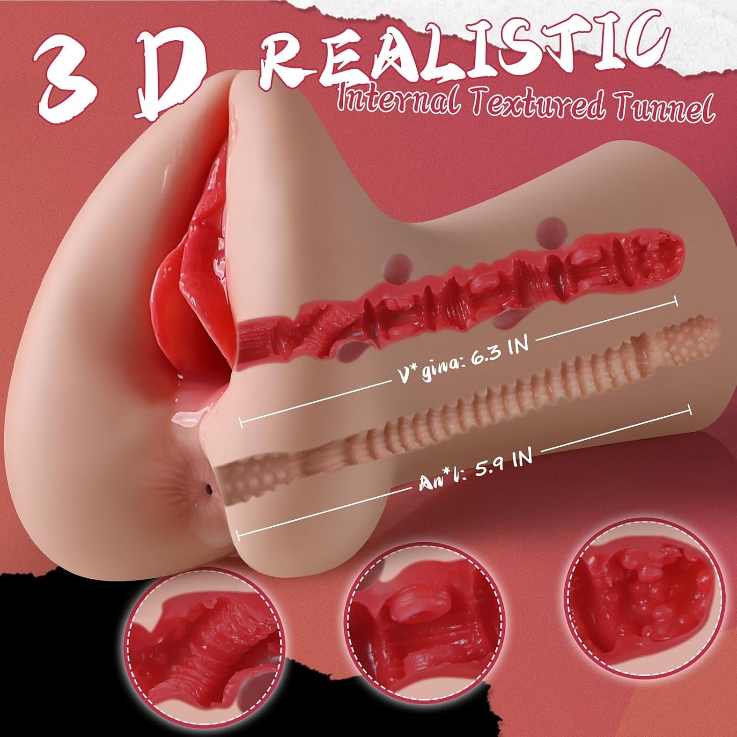 MoanFit RealTouch Pocket Pussy Stroker (XL) - Vixen | Nova Network